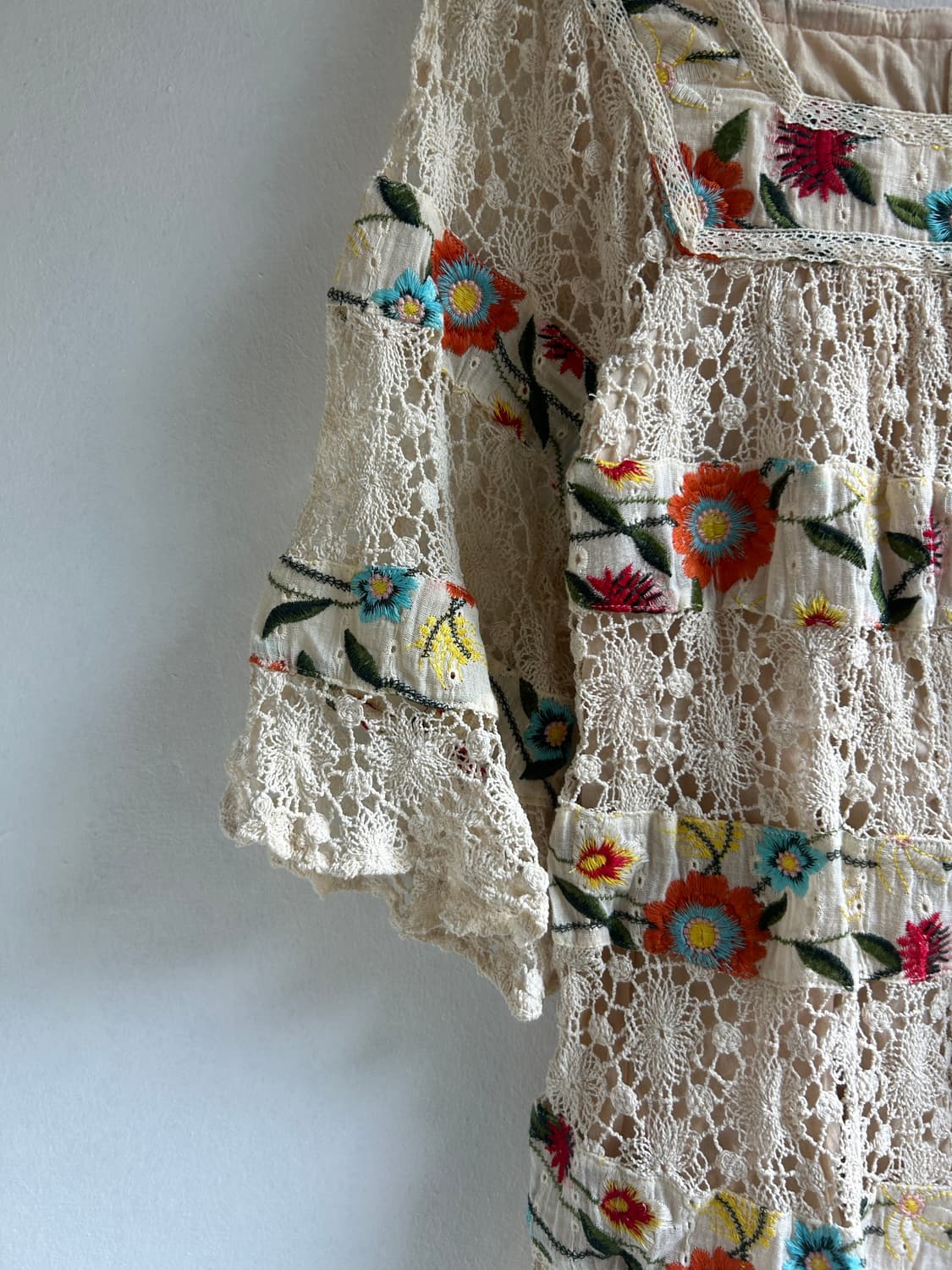 자수 크로쉐 블라우스  상품이미지3