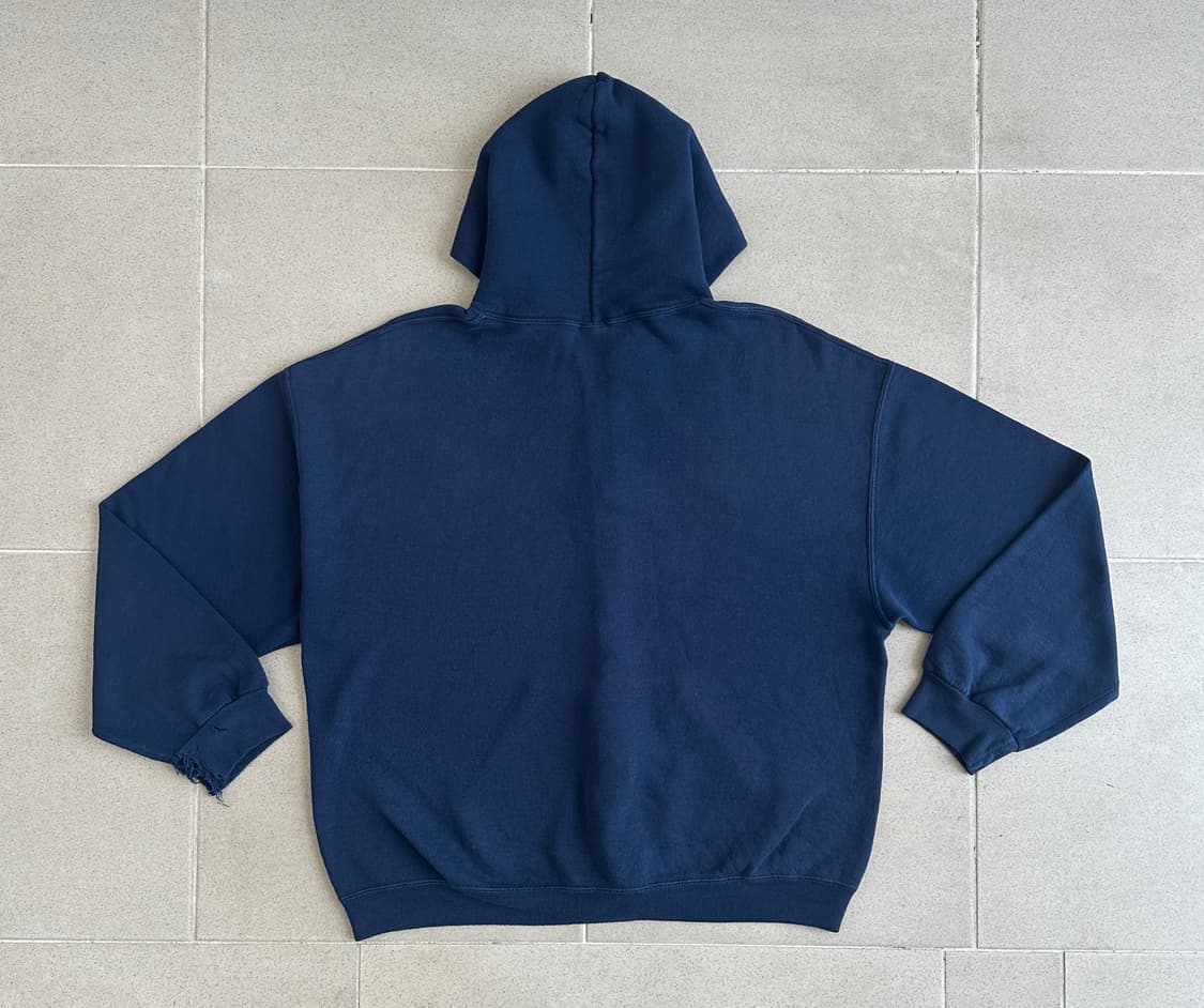 00s 빈티지 러셀 후드집업 네이비 L 상품이미지2