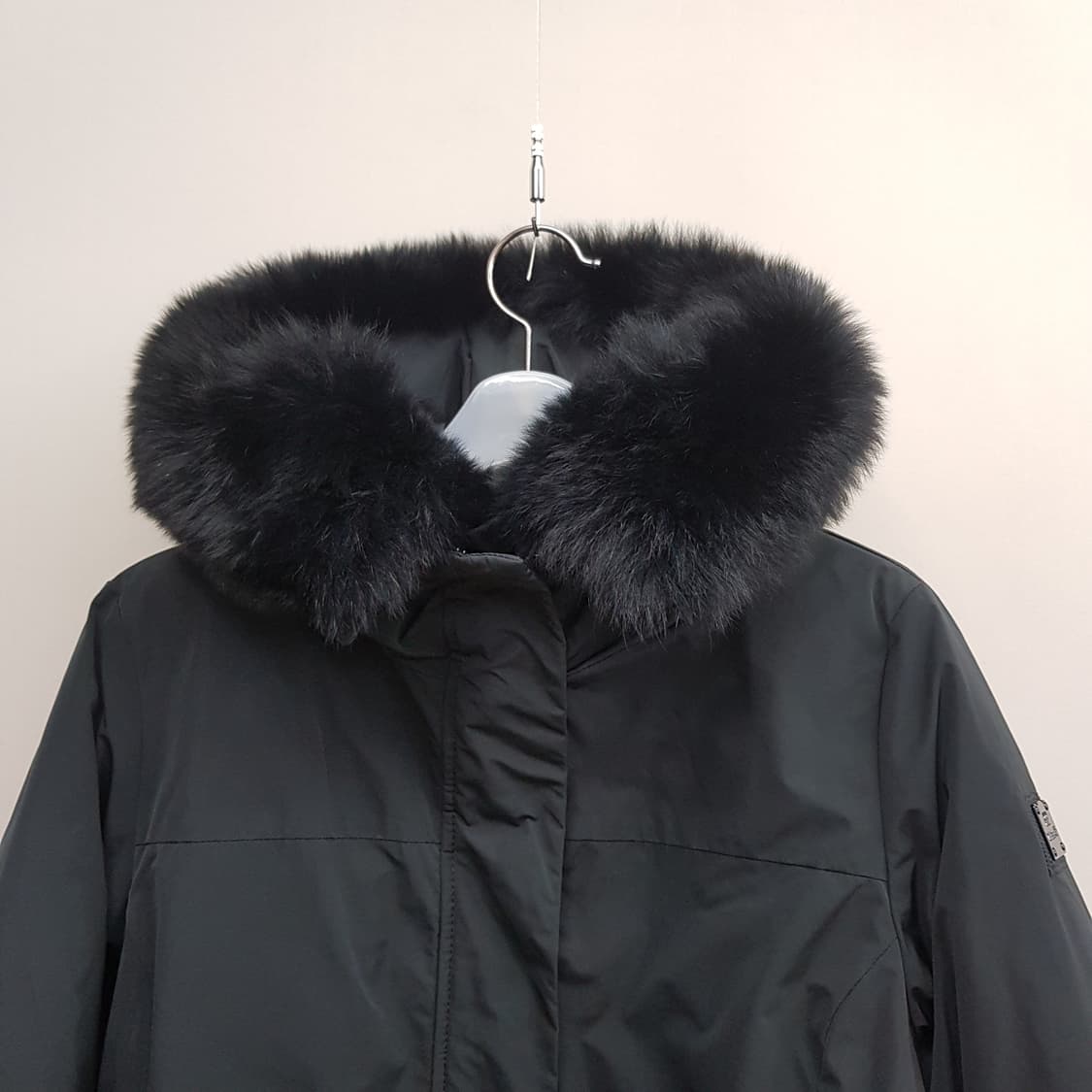 HETREGO 헤트레고 폭스퍼 후드 구스다운 롱 패딩 코트 55사이즈 상품이미지2