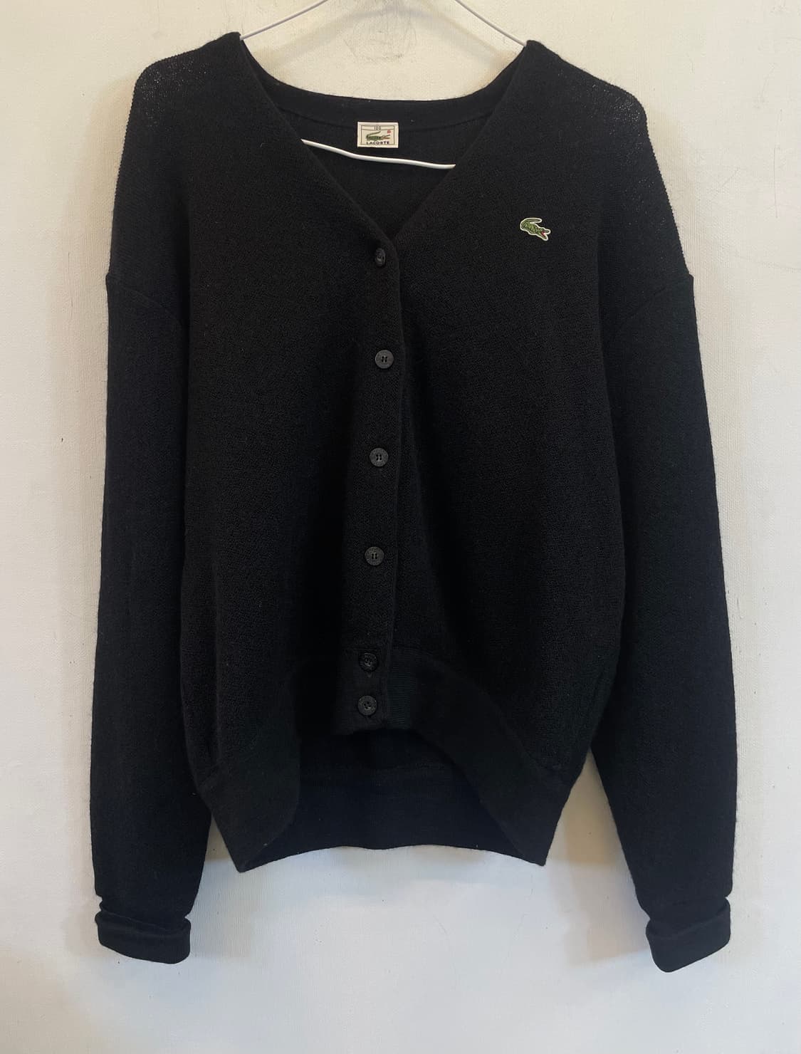 라코스테 니트가디건100:) 울100% 울가디건 모가디건 상품이미지1