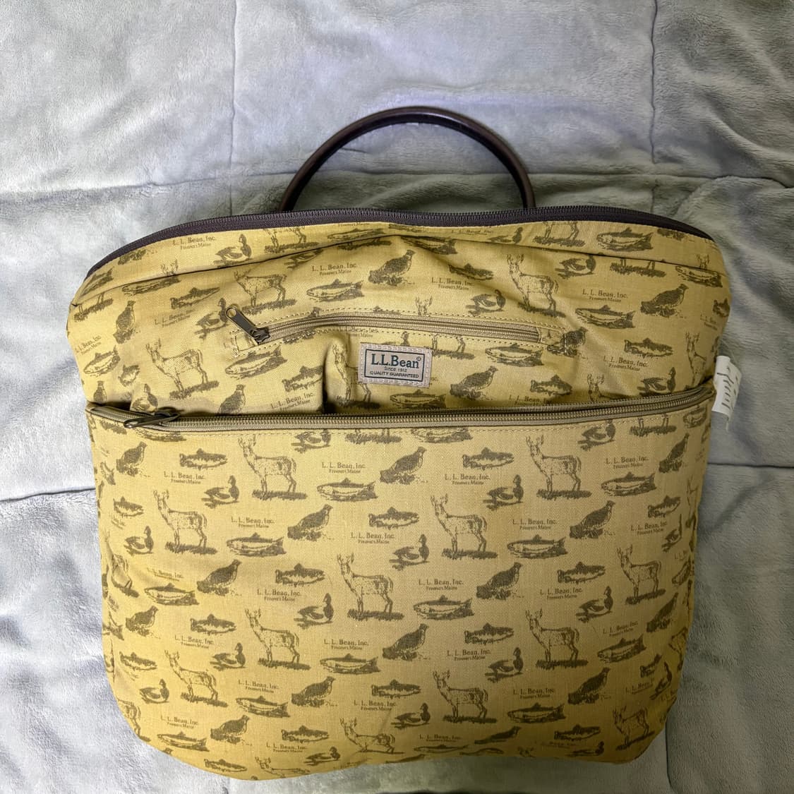 LLBean 엘엘빈 레더 토트백 브라운 상품이미지5