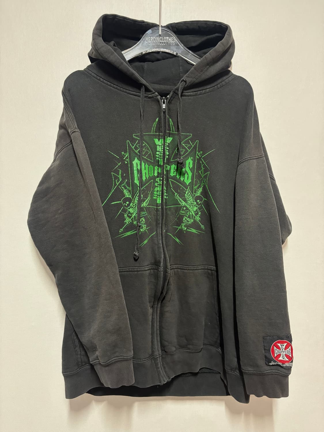 [L] 90's West Coast Choppers 후드 집업 상품이미지1