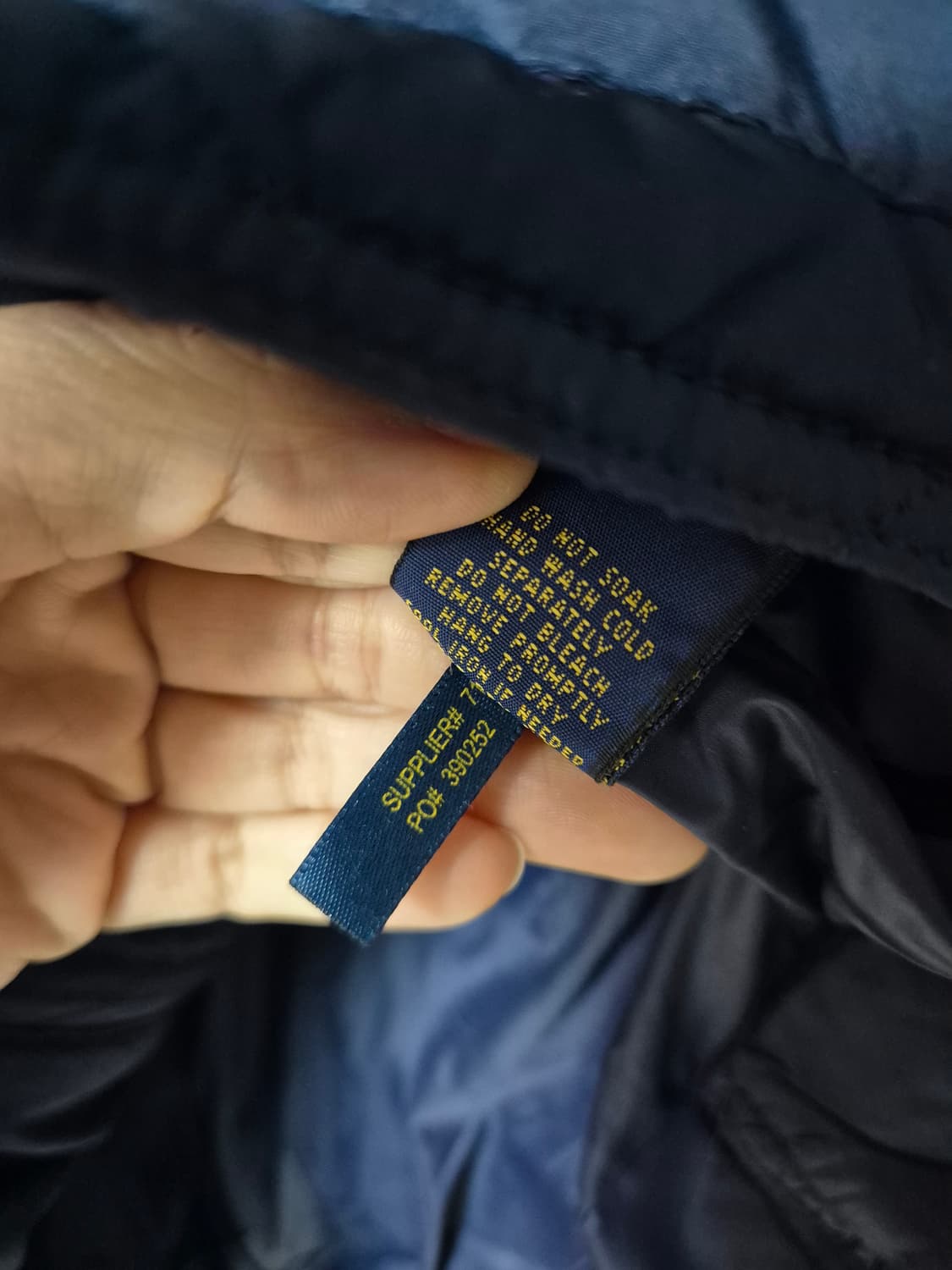 (정품) 폴로 코듀로이카라 퀼팅자켓 XL 누빔자켓 상품이미지8