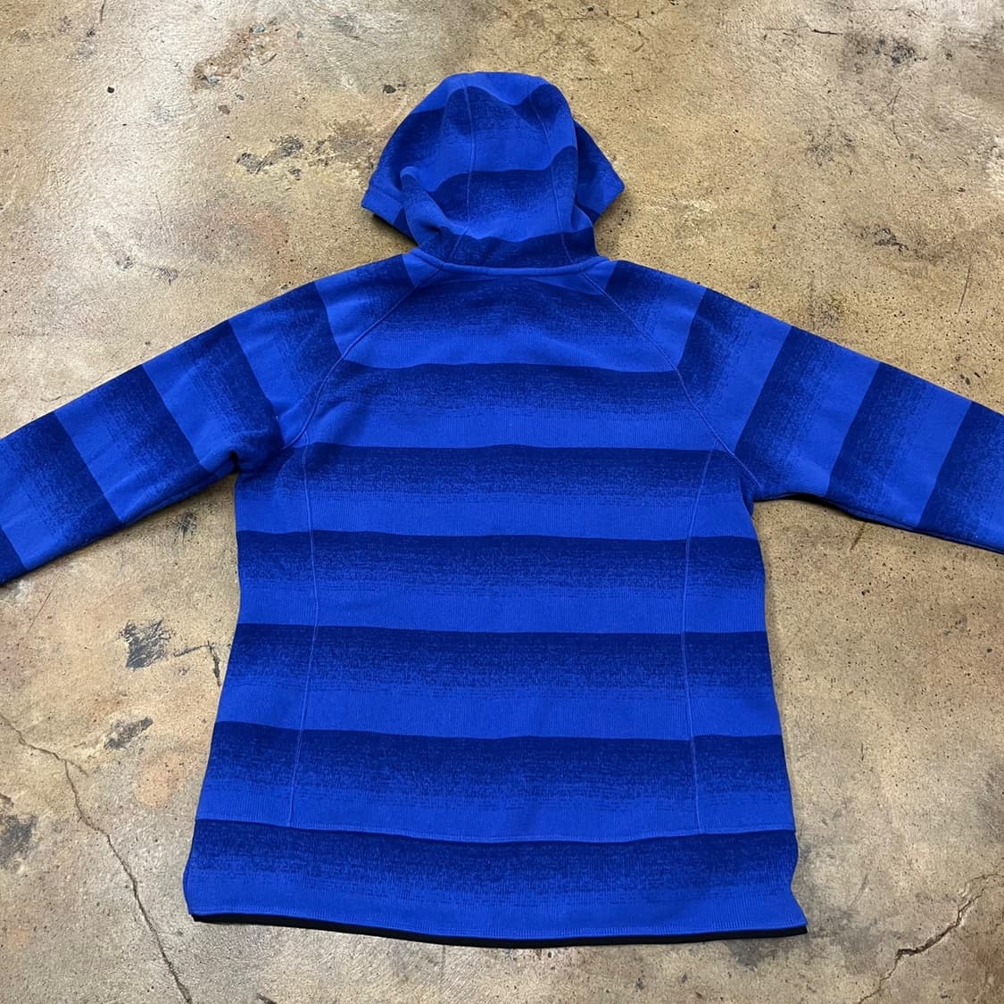 [정품/L] 노스페이스 블루 스트라이프 반집업 후드티 b15 상품이미지4