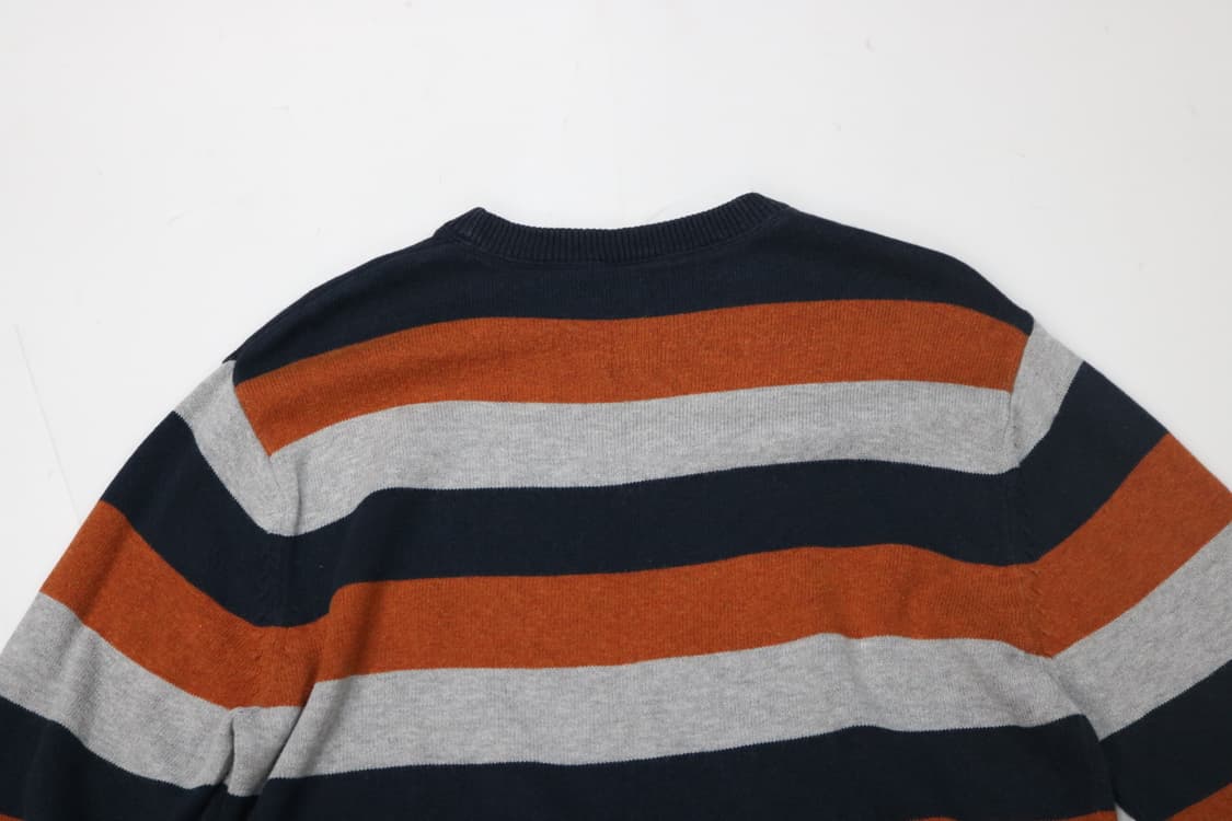 GAP 갭 빈티지 멀티 스트라이프 코튼 울 니트 (M) 상품이미지7