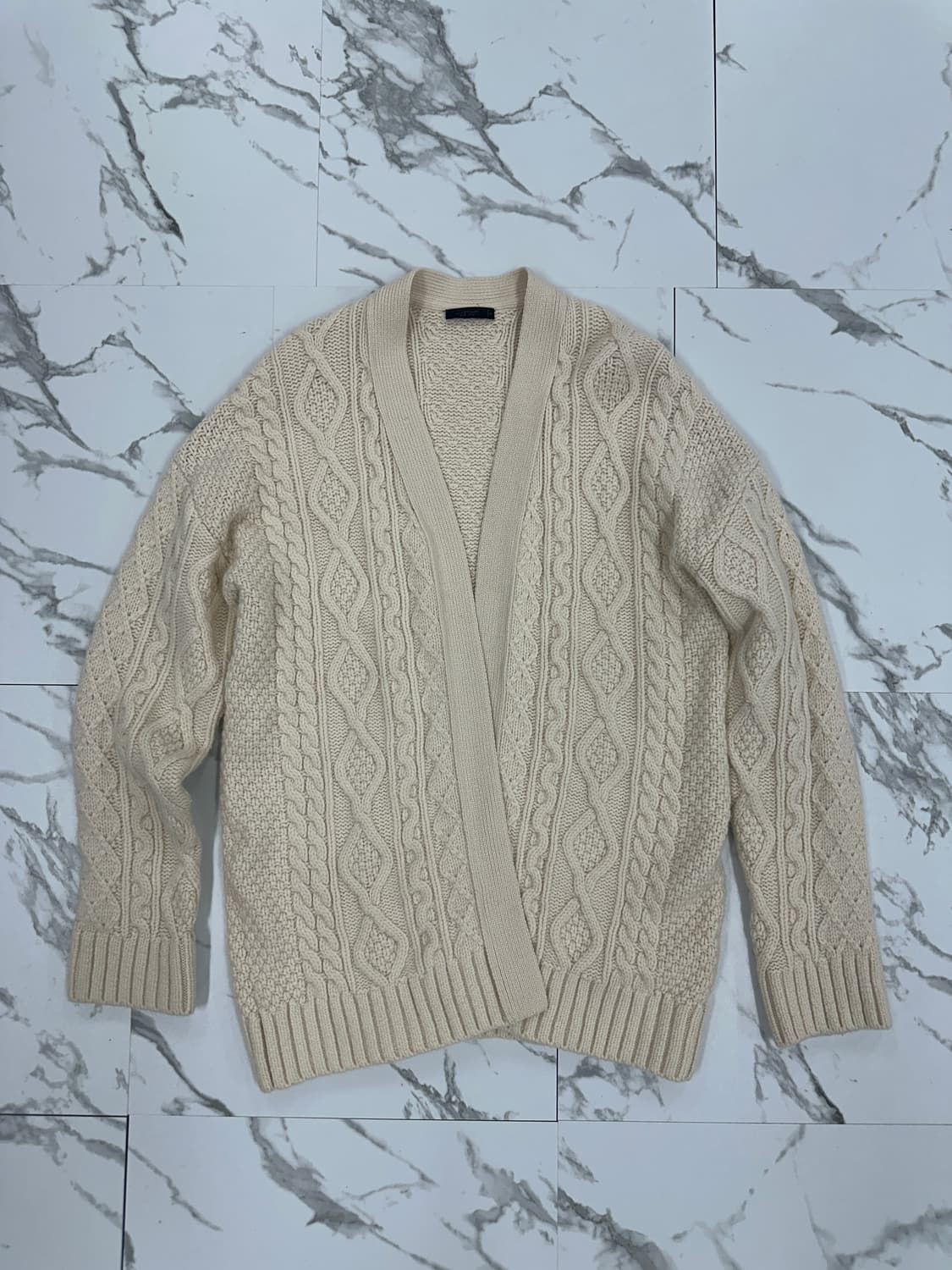 질스튜어트 케이블 오픈 가디건 상품이미지1