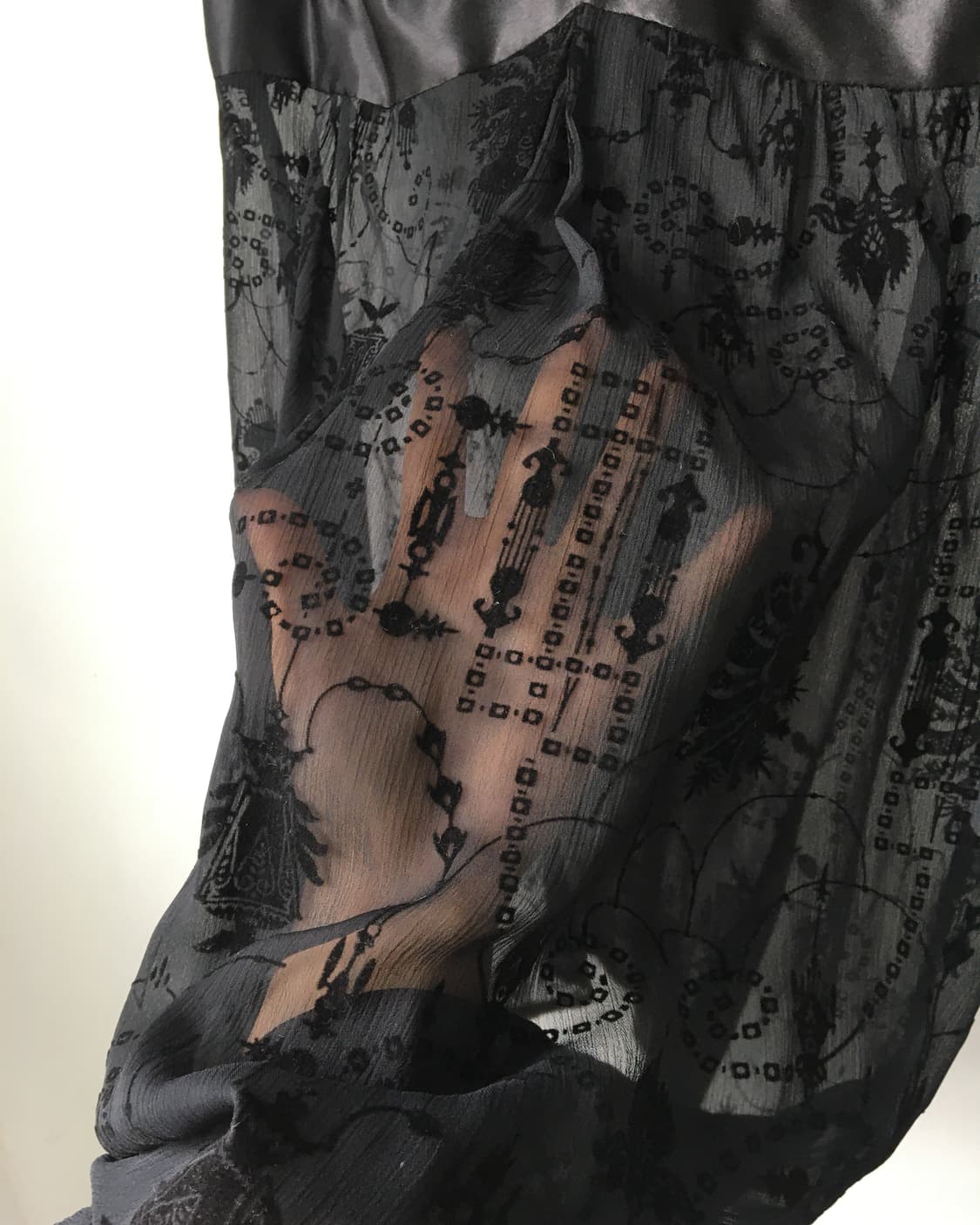 Ornament pattern see through sleeveless  상품이미지5