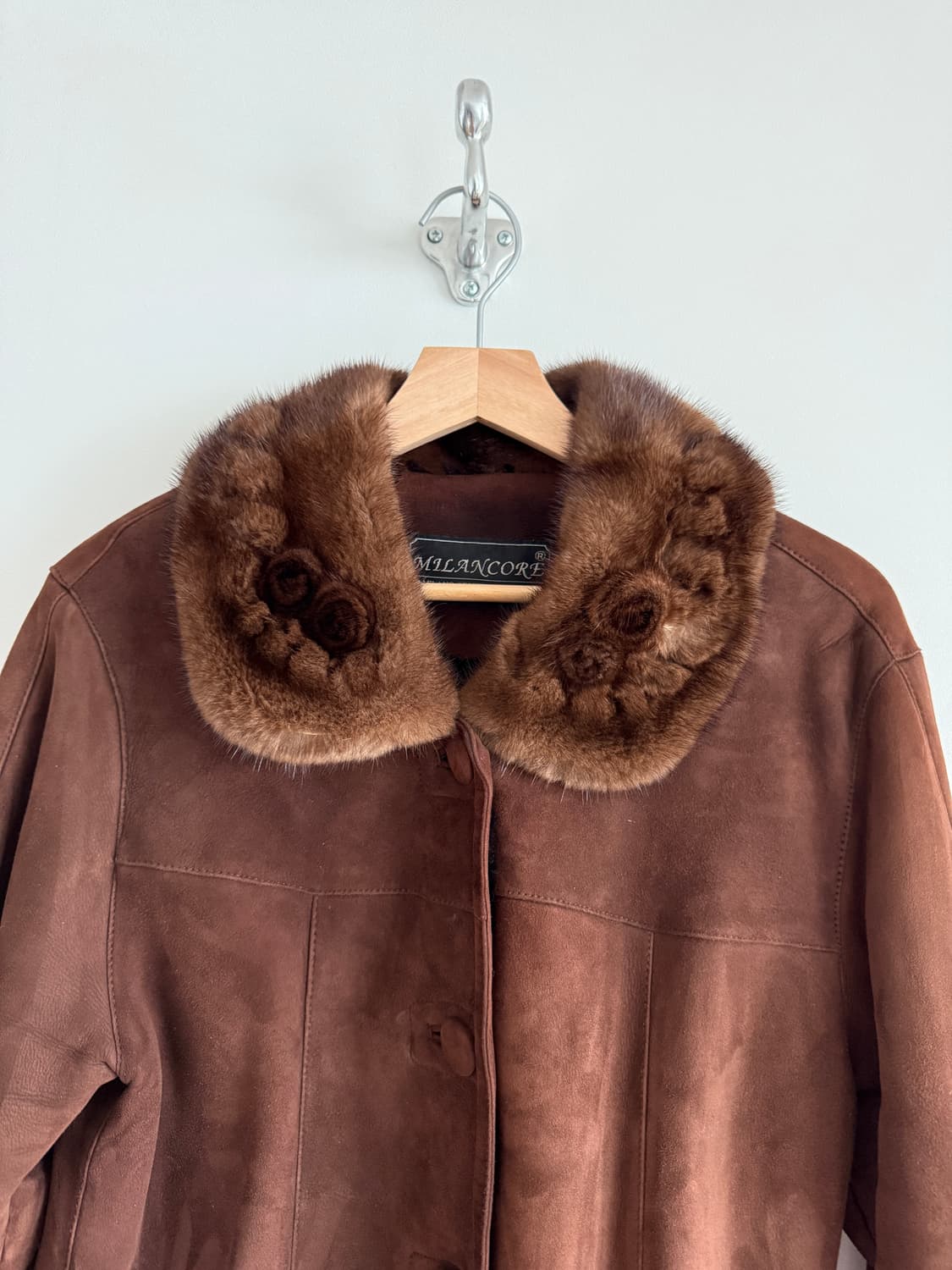 Pre owned 리얼 퍼 무스탕(양가죽, 양털, 모피) 상품이미지2