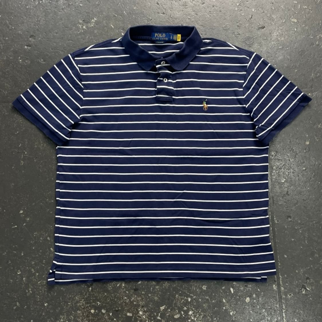 100 폴로 랄프로렌 신형 스트라이프 카라티 상품이미지1