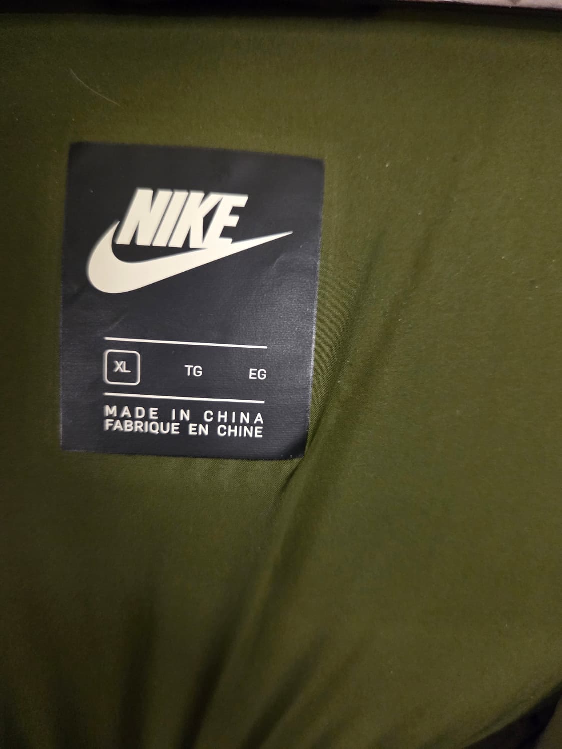 나이키 카키색 푸퍼 자켓 상품이미지5