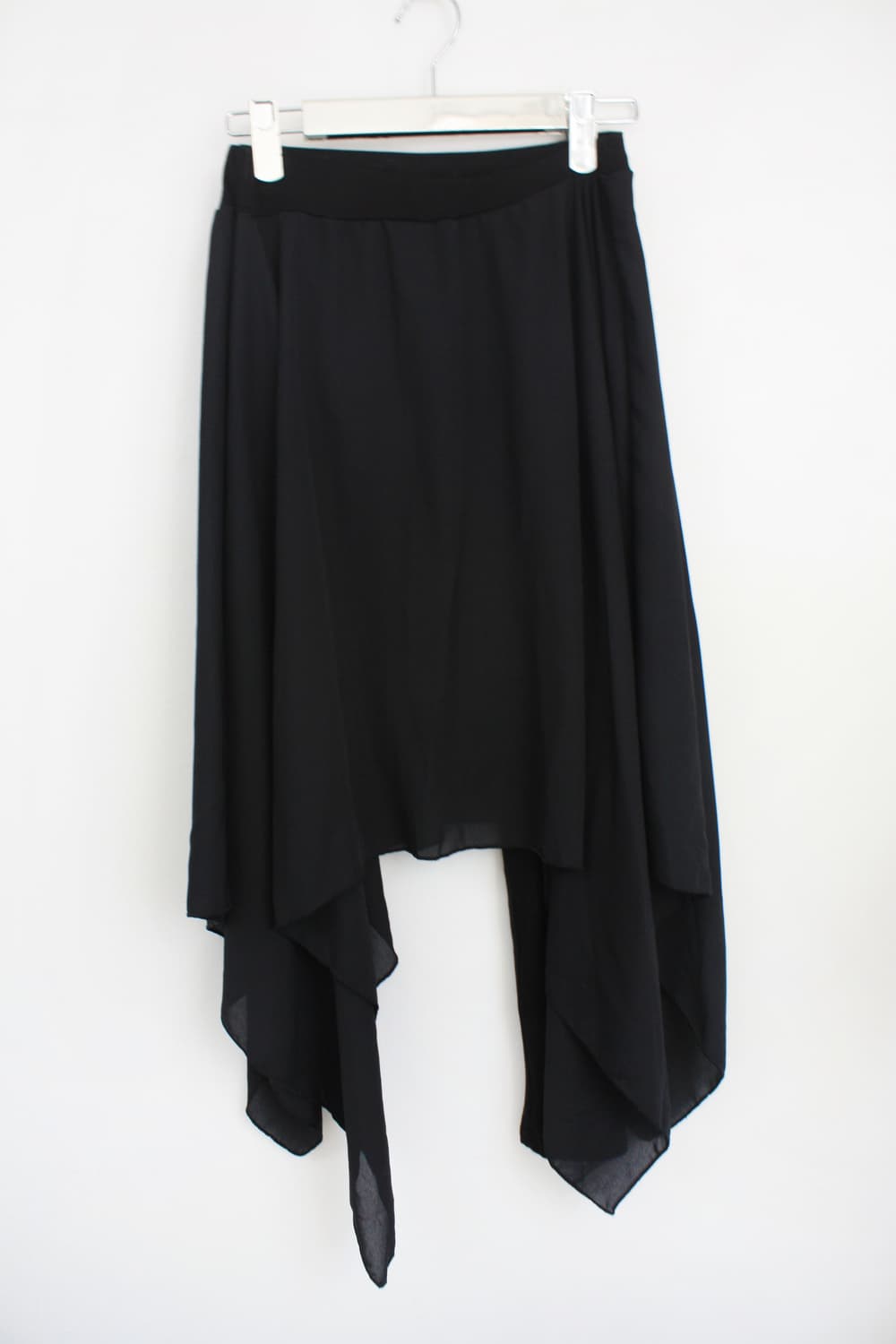 Asymmetrical Chiffon Skirt Pants 상품이미지2