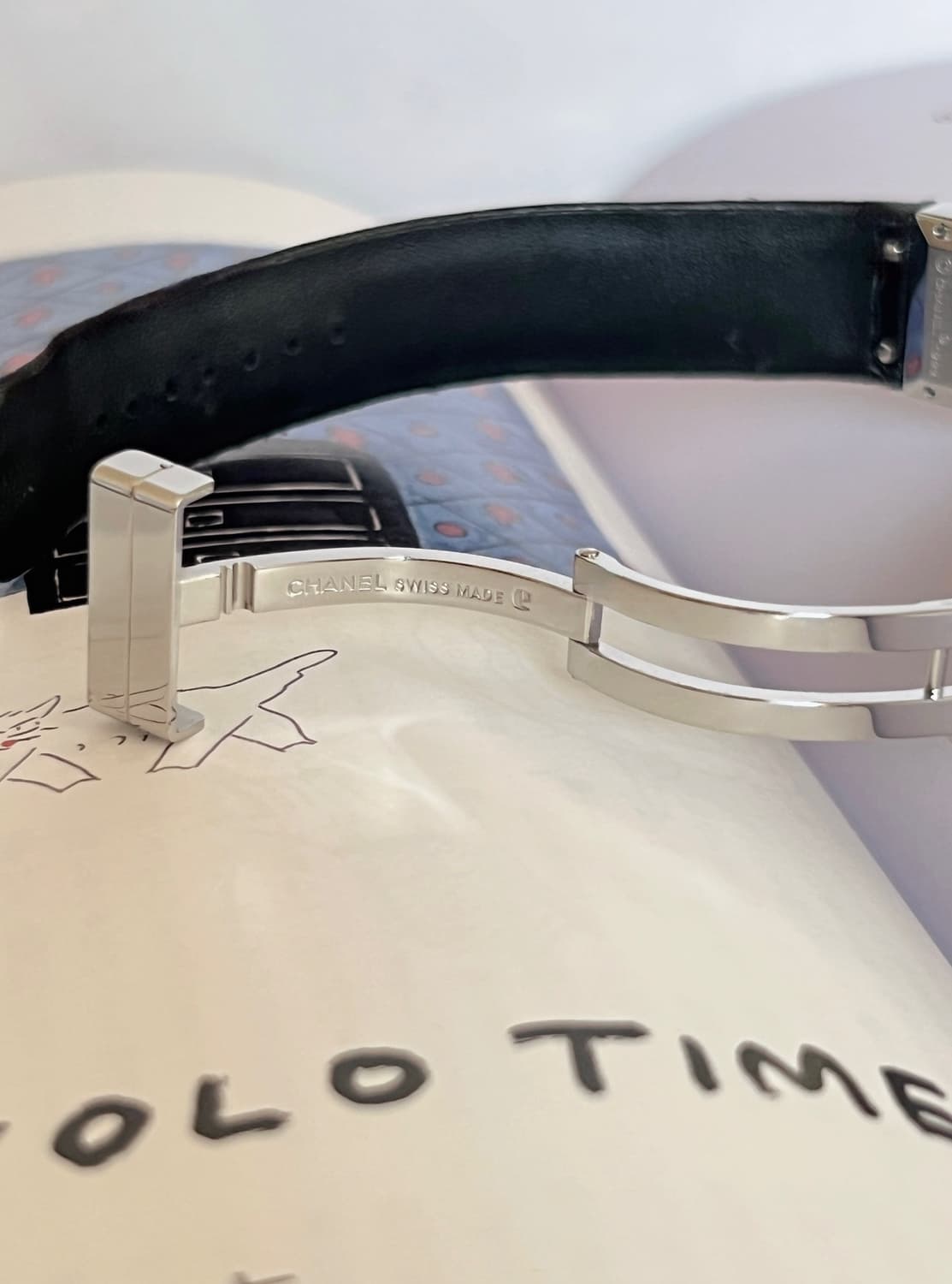 CHANEL 마트라세 레더 스트랩 샤넬 시계 상품이미지8