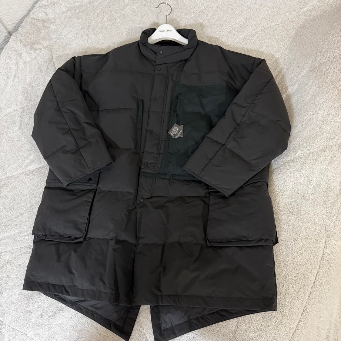 [4] 포터클래식 웨더 다운 밀리터리 코트 블랙 상품이미지1