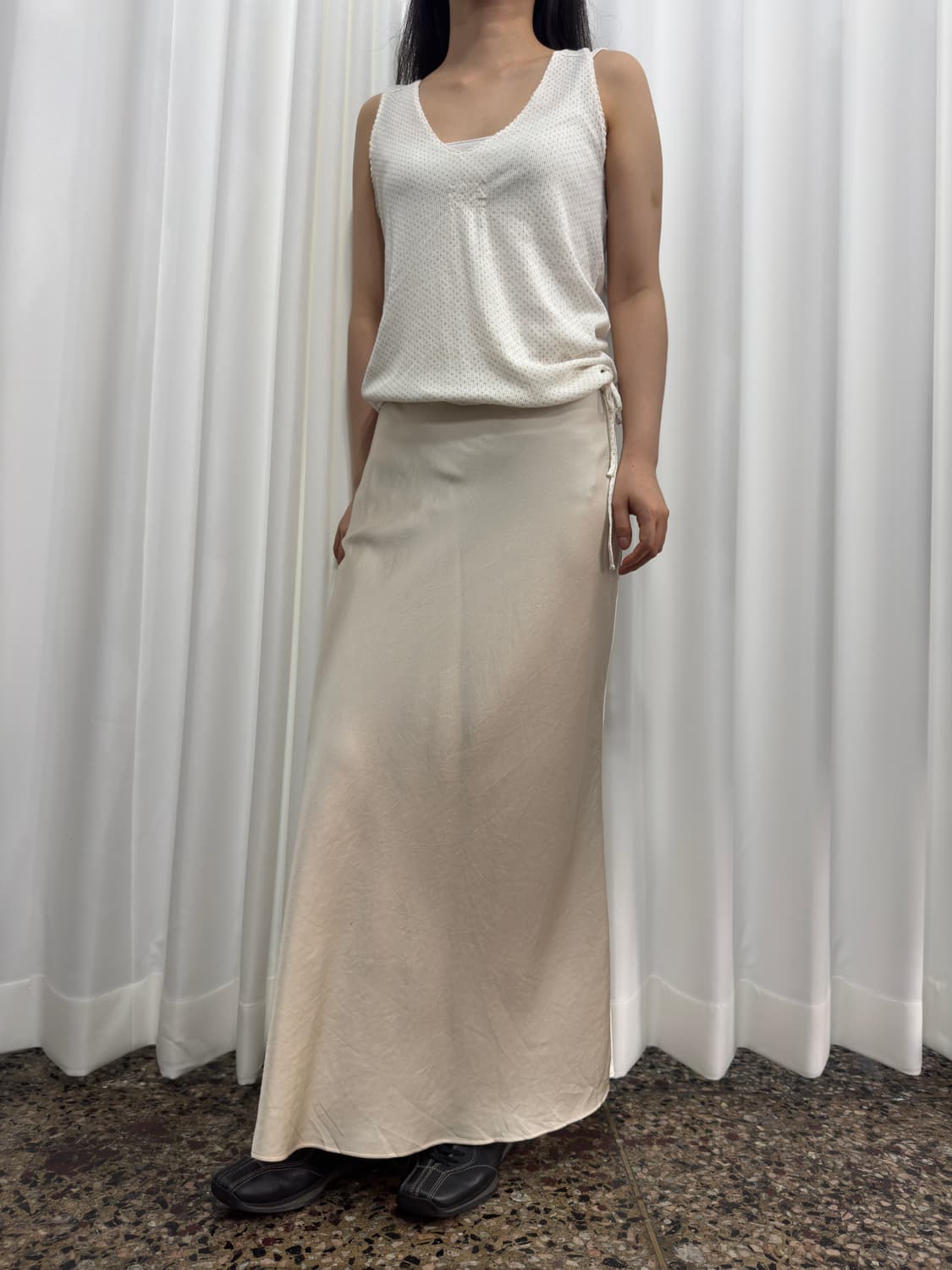 glossy maxi skirt 상품이미지3