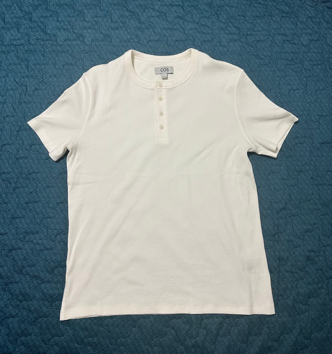 [L] COS 코스 슬림 리브드 2종(헨리넥, 반팔) 일괄  상품이미지2