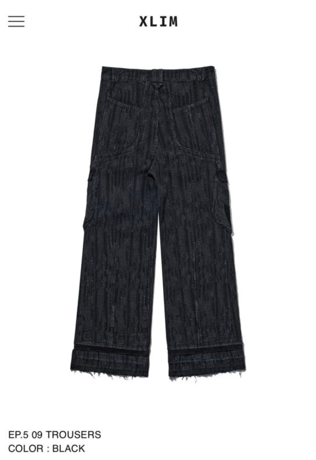 [구매2,3사이즈] xlim ep5 09 블랙 상품이미지1