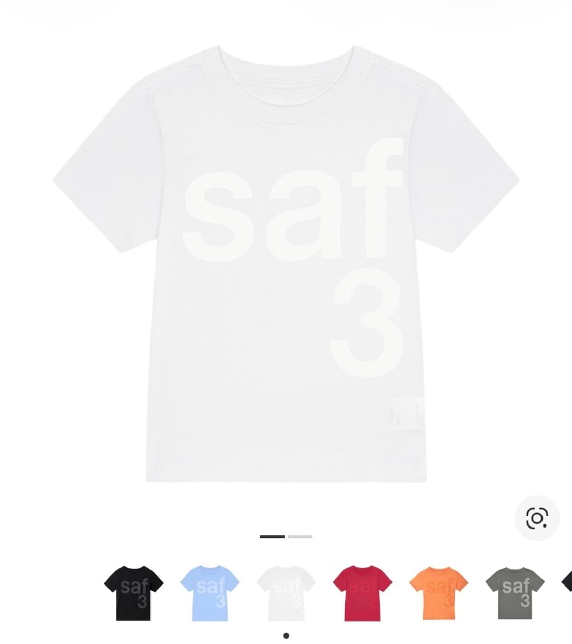 사파리스팟 우먼 1/2 베이직 사파리 티셔츠 화이트 1 상품이미지1