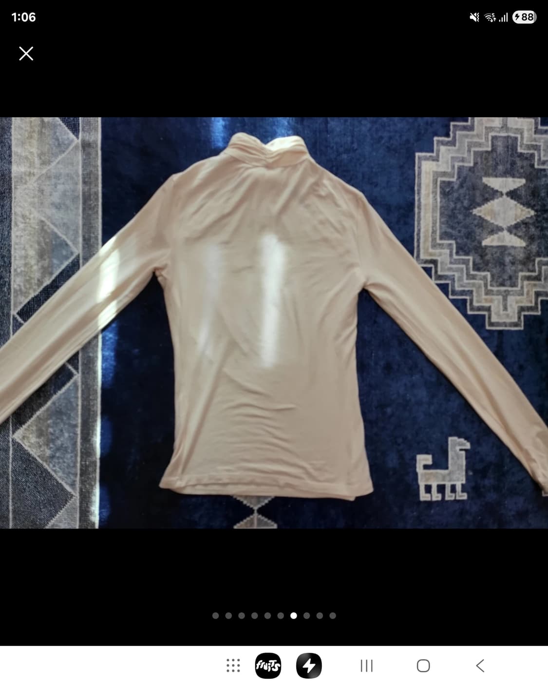 새상 프랑스 모르간 아이보리 모달 키홀 셔츠  상품이미지7