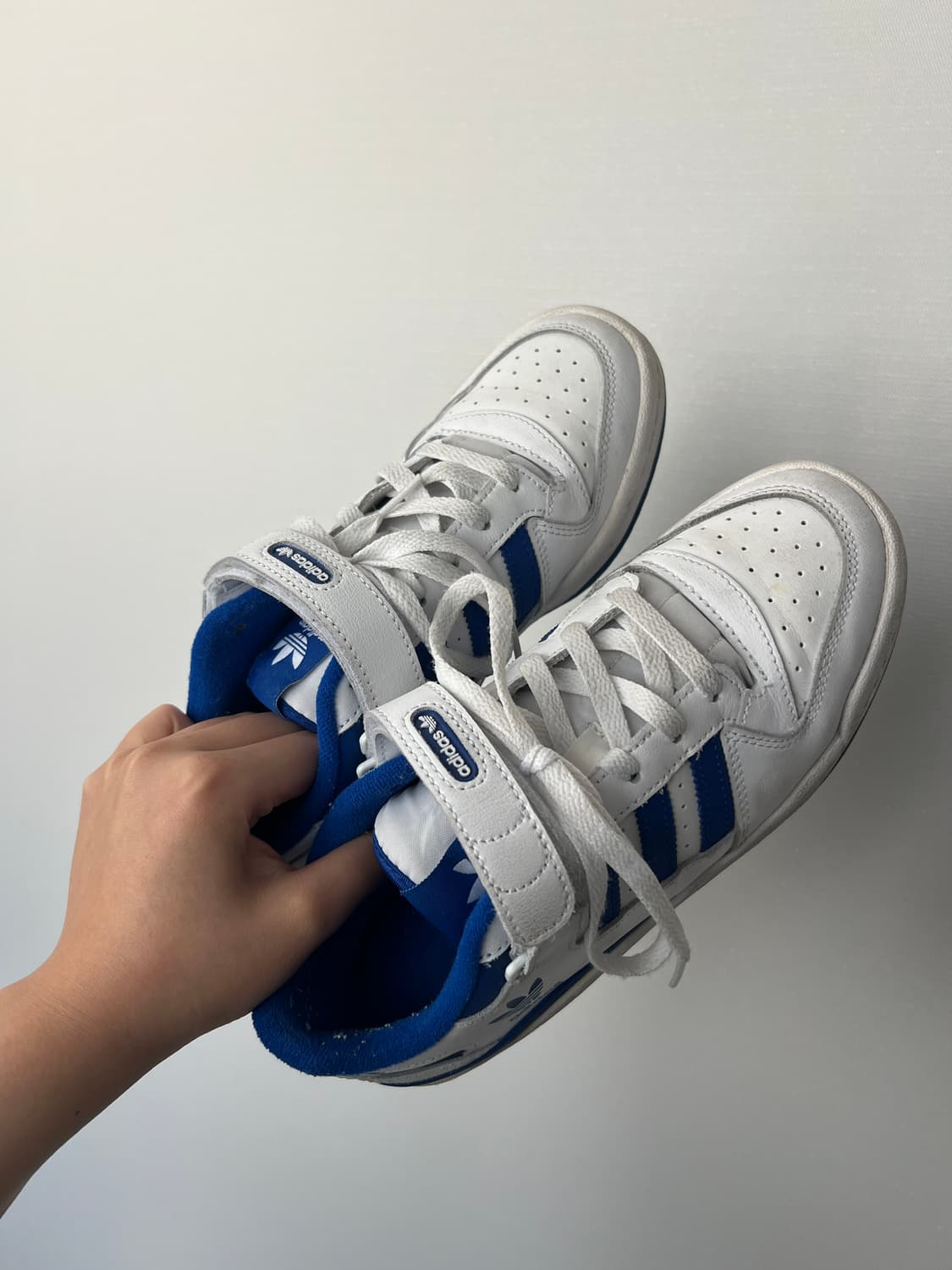 아디다스 포럼 로우 화이트 로얄블루 240 상품이미지2