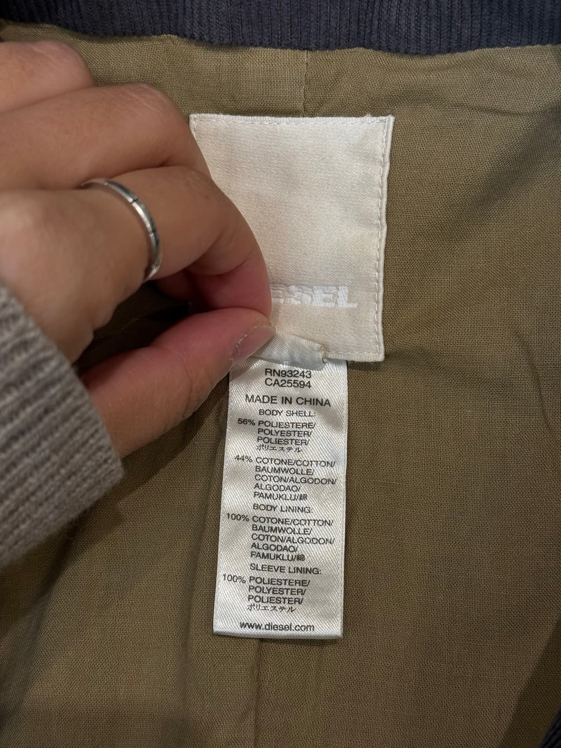 00s 디젤 코듀로이 자켓 상품이미지10