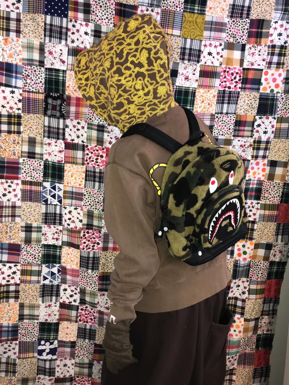 Bape Shark Fur Day BackPack 상품이미지2