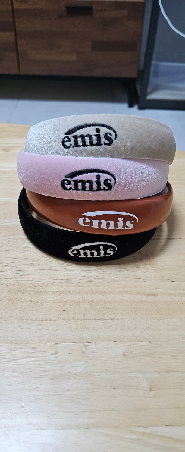 #개당 금액# emis 이미스 벨벳 3종+애나멜 1종 머리띠 상품이미지1