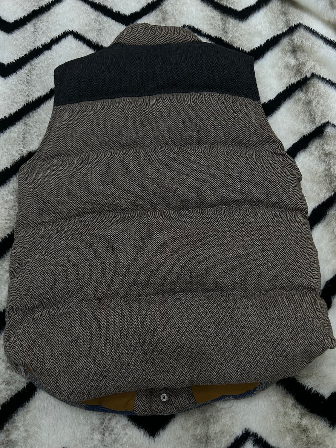 [M]프리즘웍스 패치워크 패딩 베스트 상품이미지5