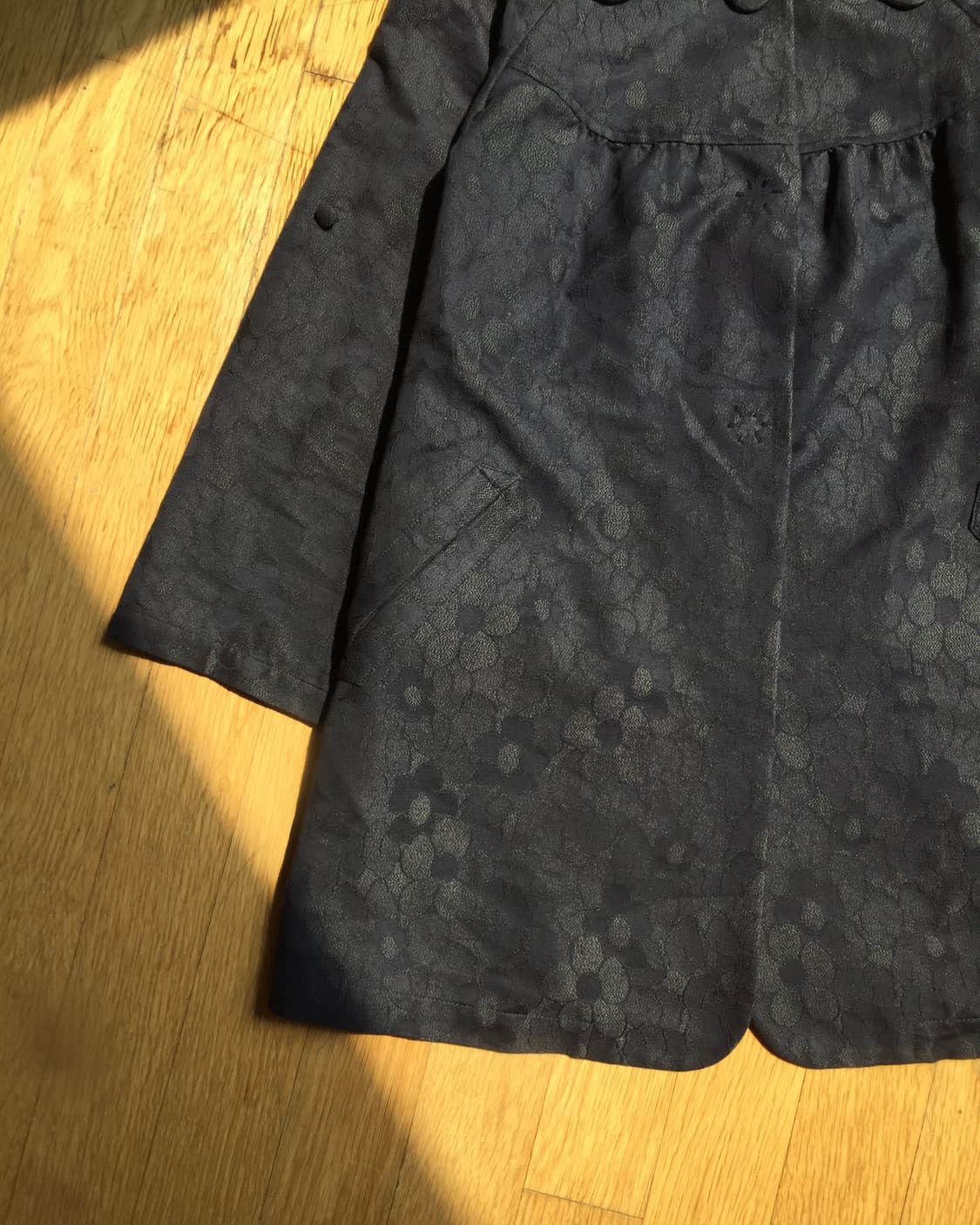 japanese flower pattern midi jacket 상품이미지3