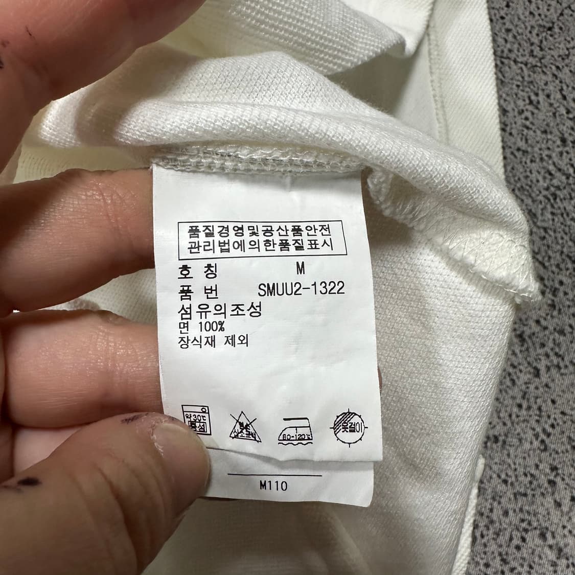 ✨ (바배) 폴로 랄프로렌 화이트 빅포니 카라 반팔티 상품이미지5