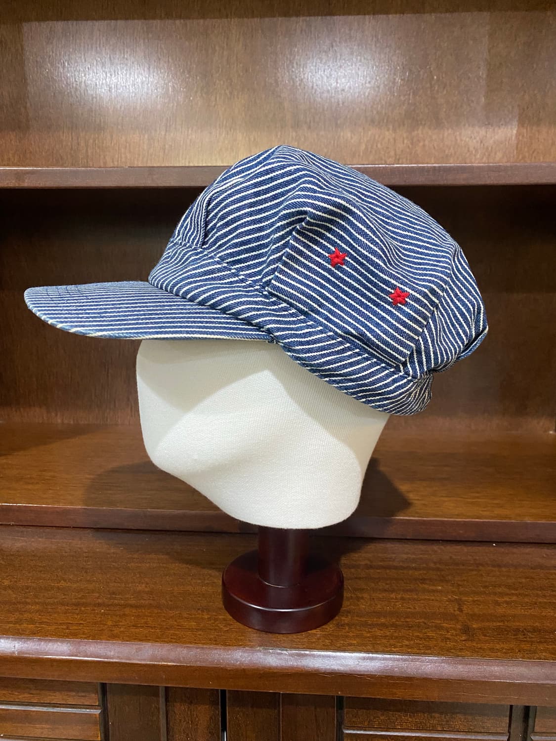 JPN hickory stripe denim cap 상품이미지3
