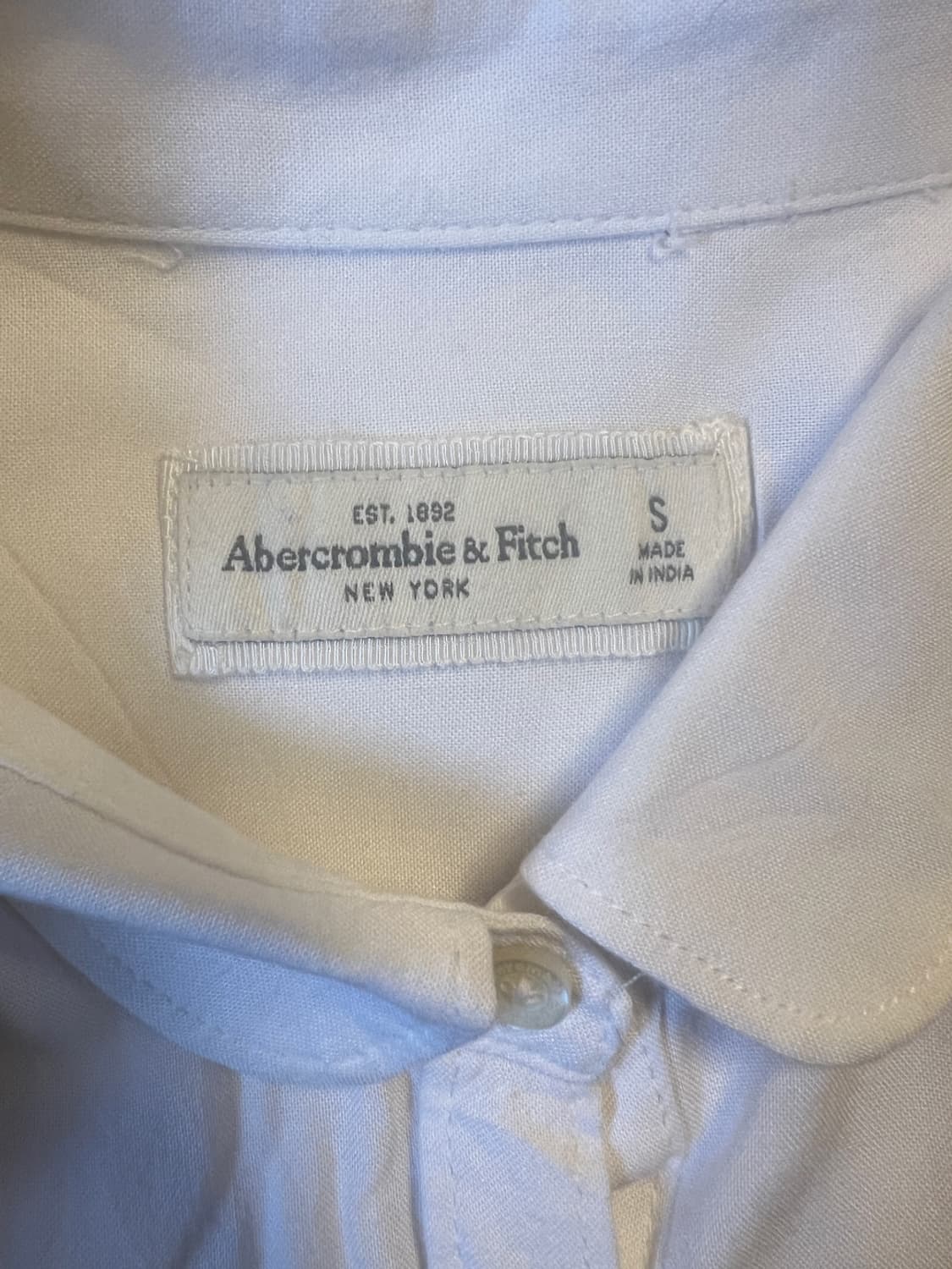 Abercrombie & Fitch 비즈 장식 민소매 블라우스 화이트 S 상품이미지3