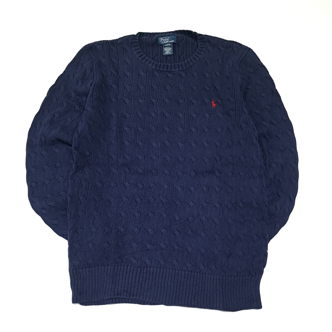 CL383 XL 폴로 00s 코튼 케이블 네이비 니트 스웨터 상품이미지1