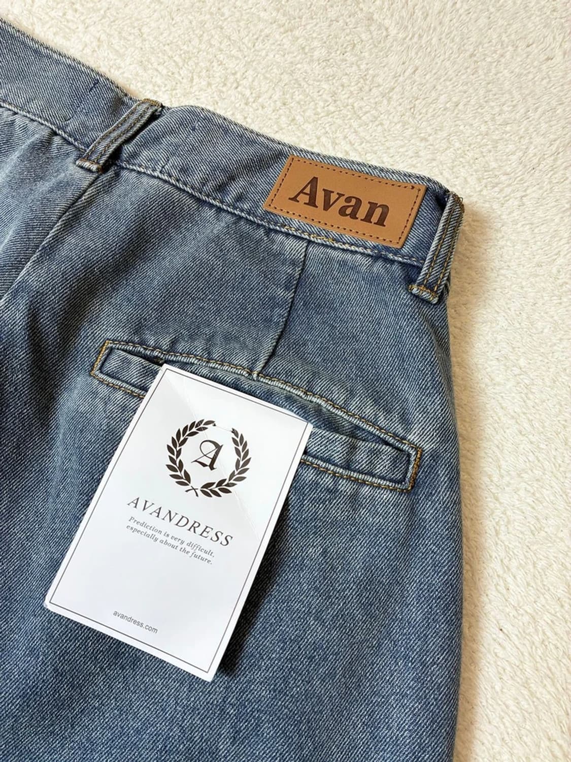 어반드레스 올시즌 액센트 스트링 와이드 데님 팬츠 PN7650 상품이미지8