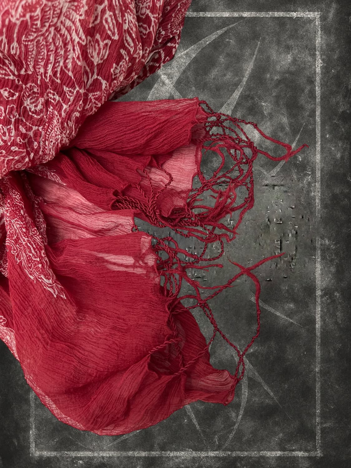 oriental fringe scarf 상품이미지2