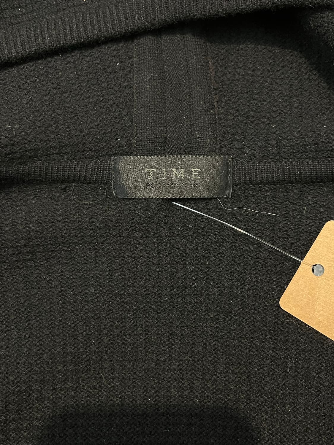 타임옴므 니트 후드집업 상품이미지3