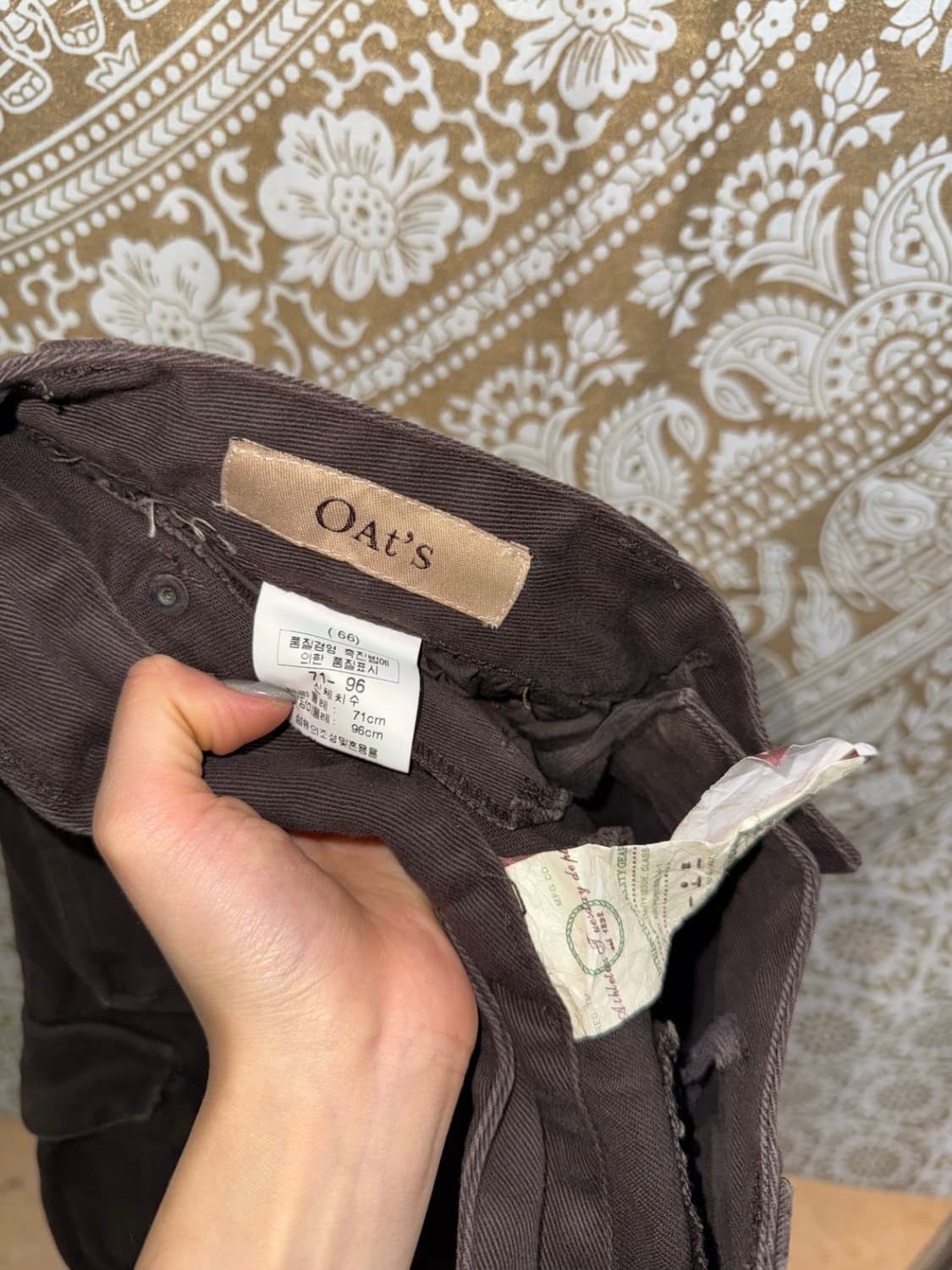 Vintage 포켓 브라운 카고팬츠 상품이미지6