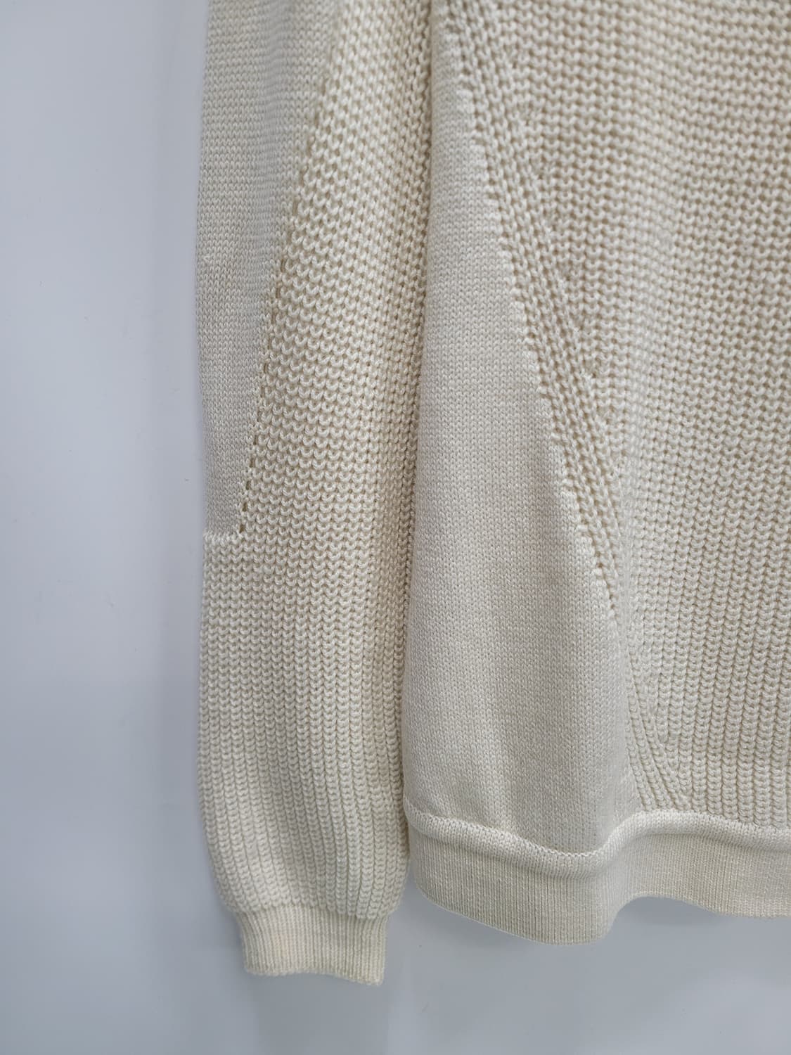 SOLID HOMME 솔리드 옴므 모 100% 니트 / 남 100 크림
 상품이미지4