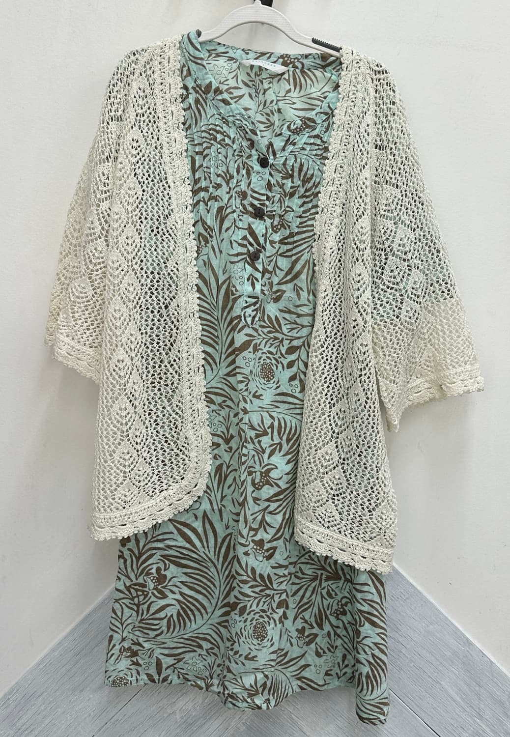 🫧하구미의 에스닉 너드걸 코디세트🫧크로셰 모리걸 7부 블라우스  상품이미지3