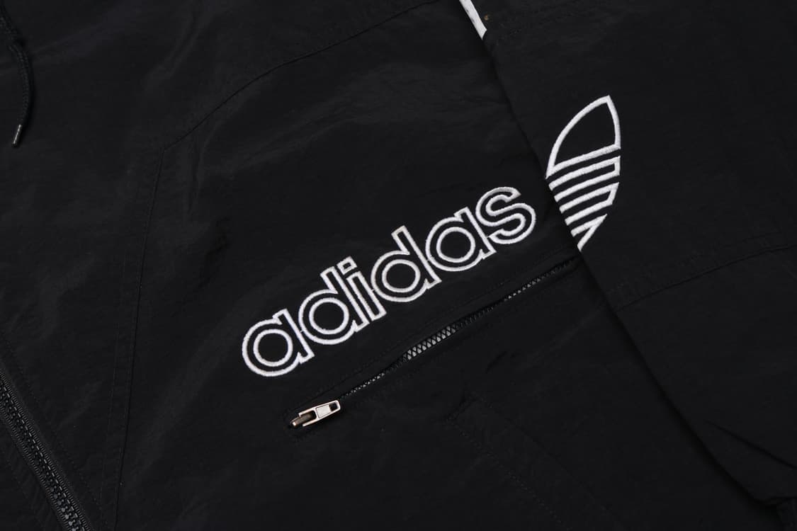[M] 90's 아디다스 올드스쿨 후디 누빔점퍼 자켓 상품이미지2