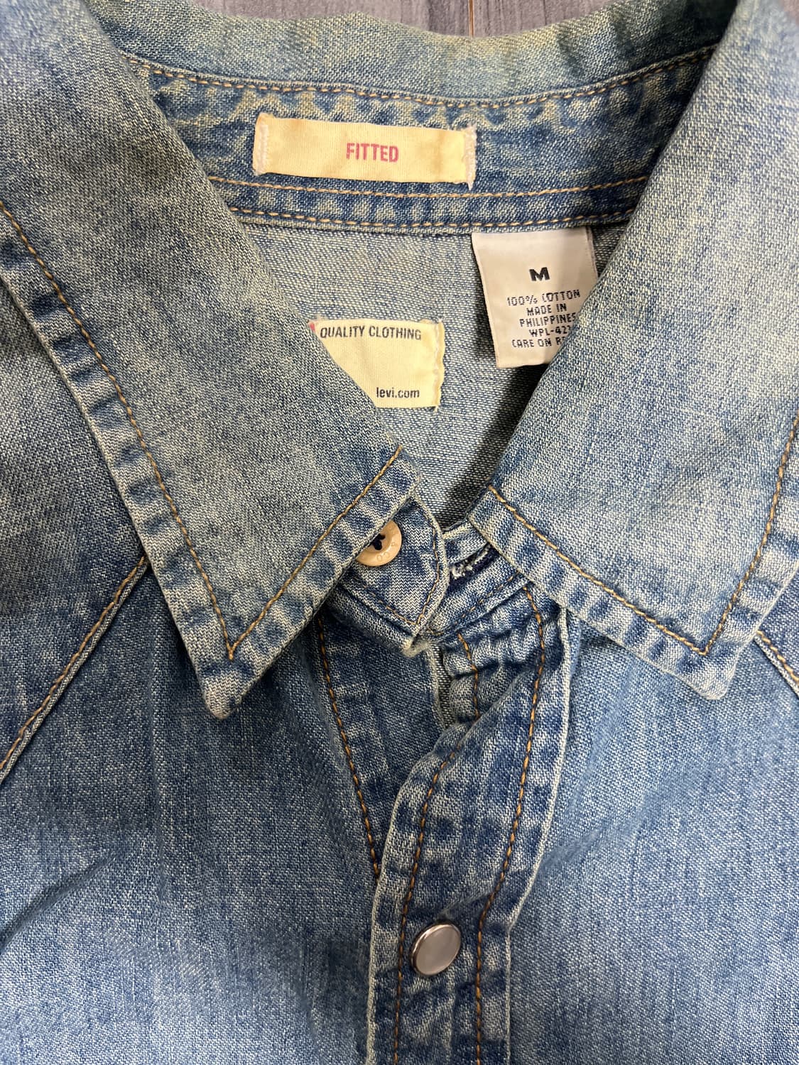 Levis western denim shirts 상품이미지2