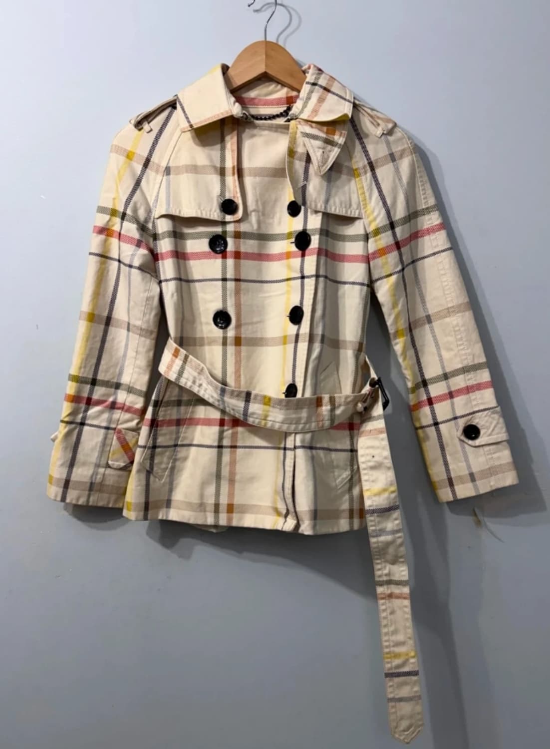 코치 여성 체크 트렌치 코트 ~55 상품이미지2