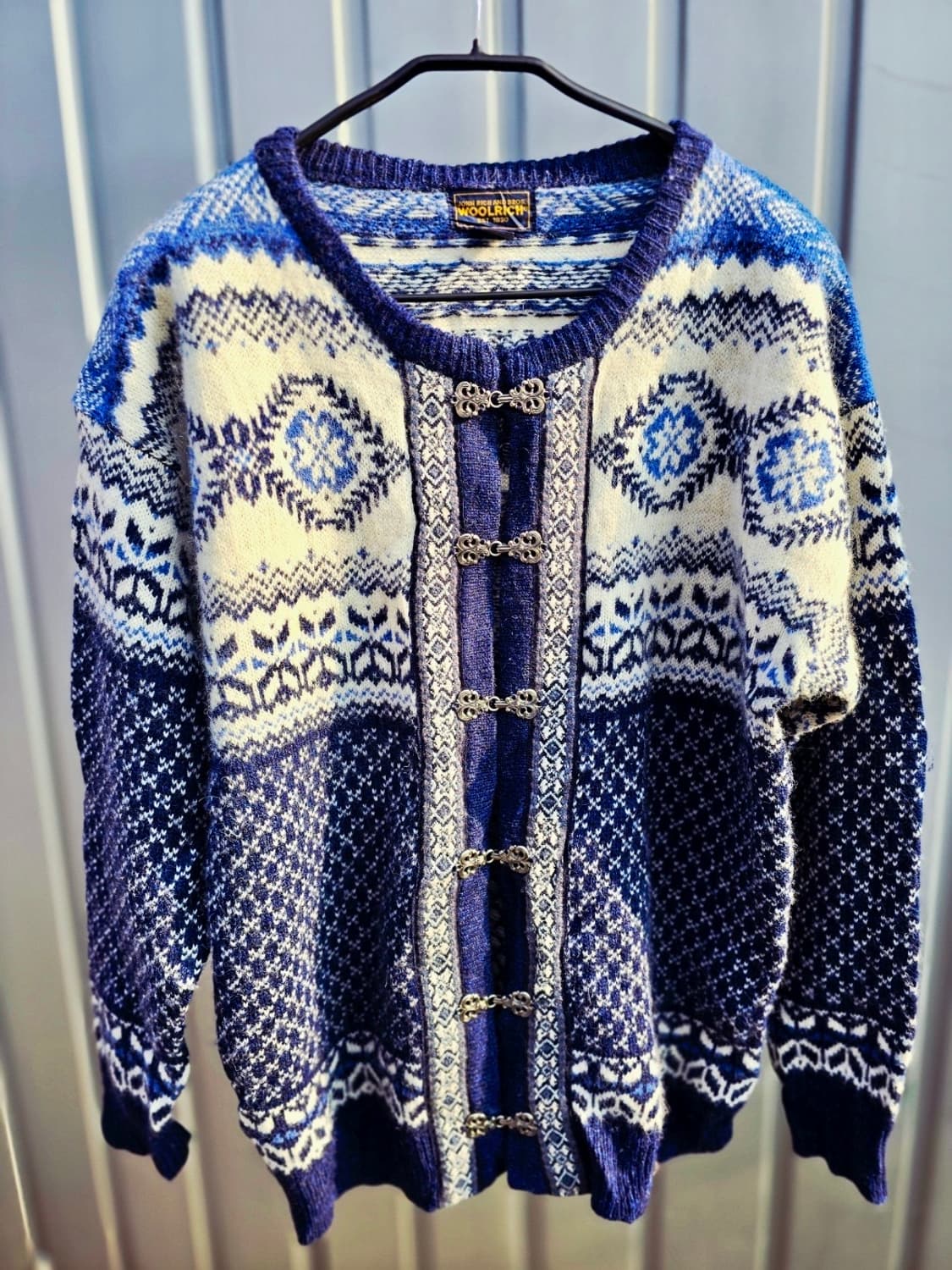 유럽 노르딕스웨터 가디건 by woolrich 상품이미지1