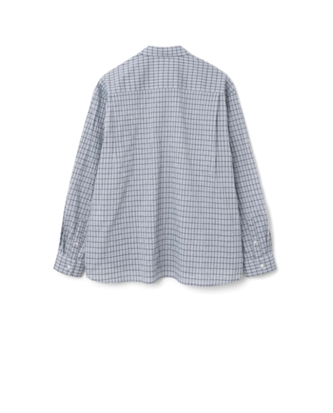[판매] 노클(Noclé) 체크 워크 셔츠 블루 (3사이즈, 1회 착용) 상품이미지5