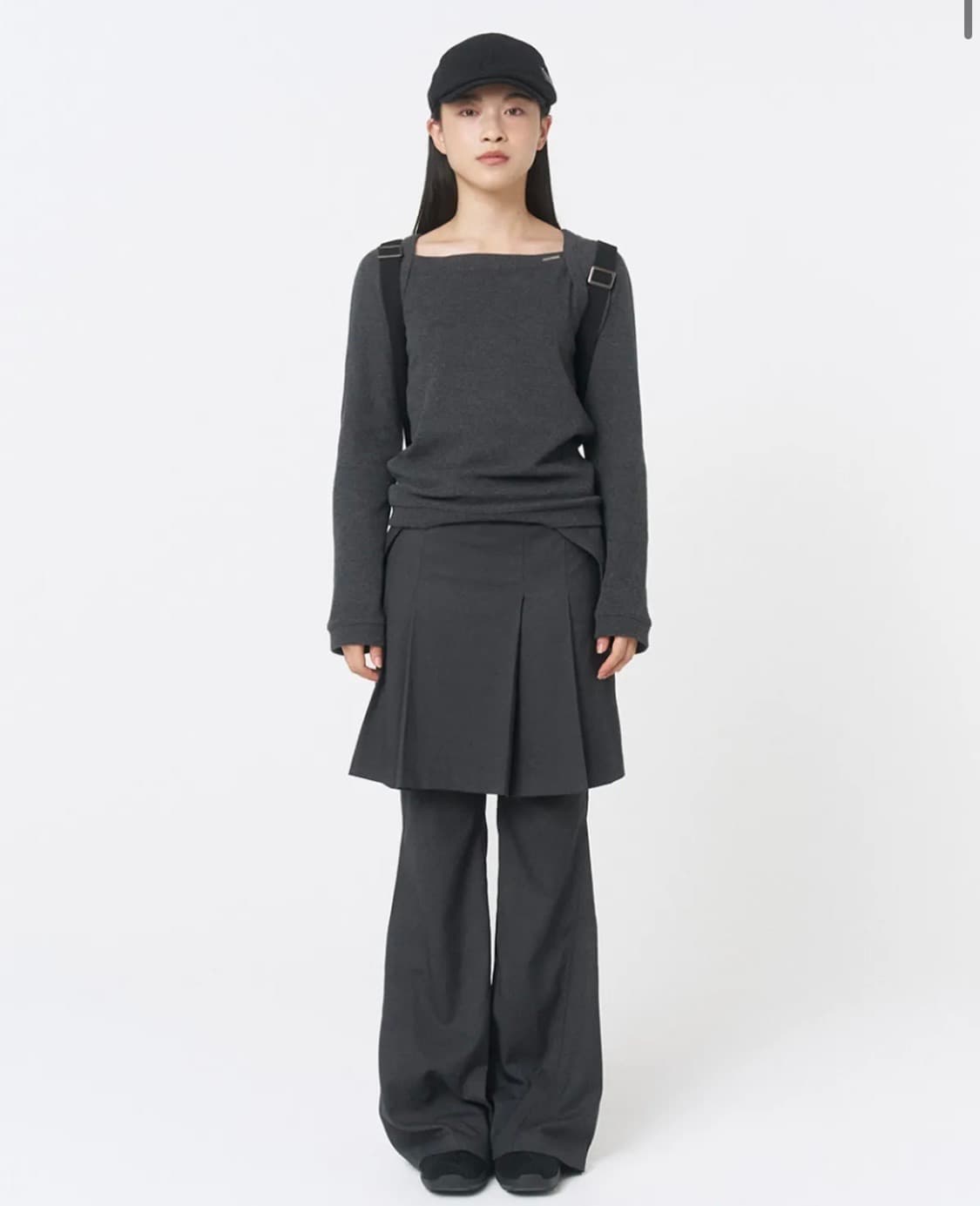 미세키서울 볼레로 레이어드 롱슬리브 Bolero layered long  상품이미지1