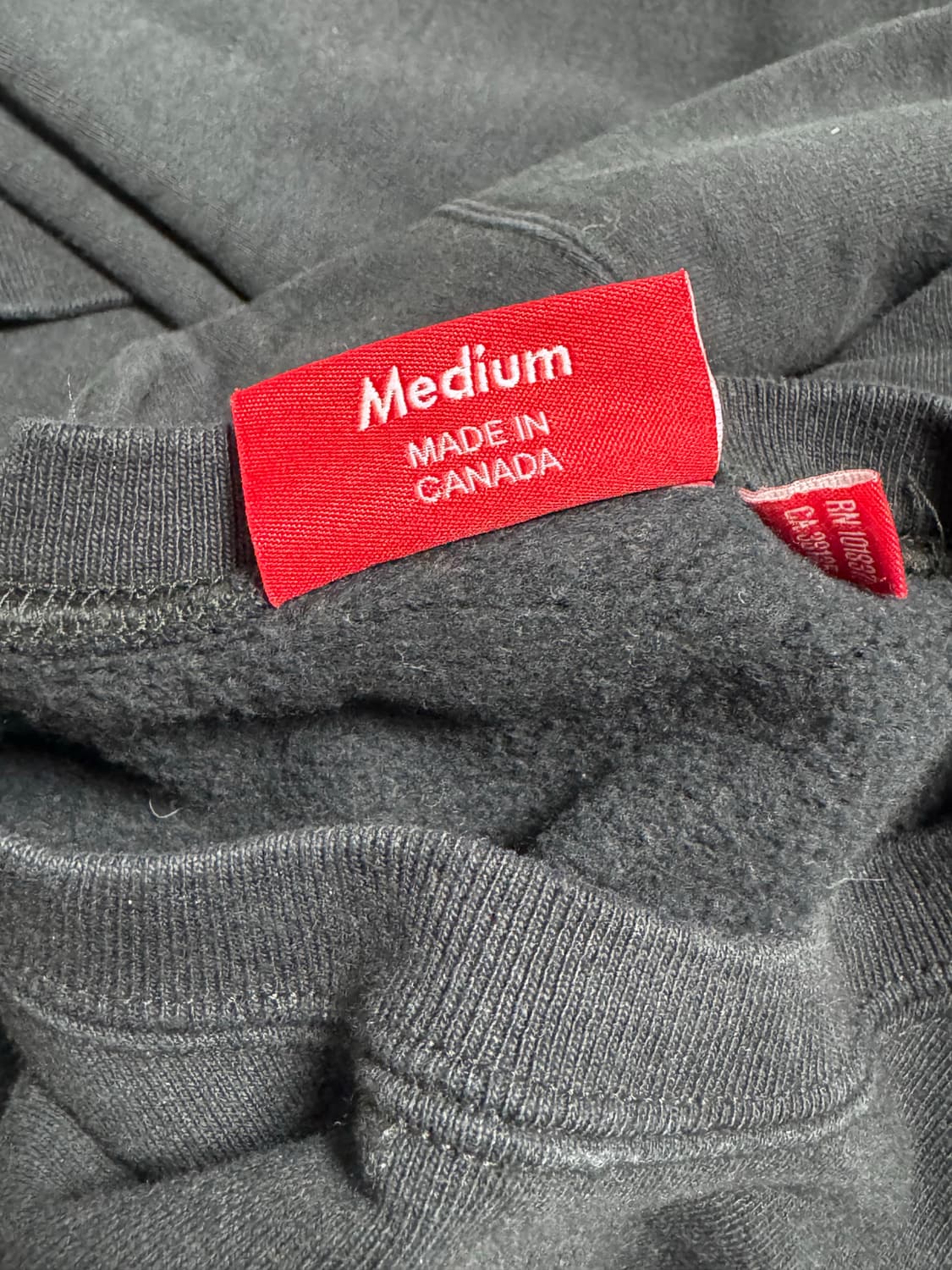 슈프림 스몰 로고 맨투맨 BLACK (M) 상품이미지6