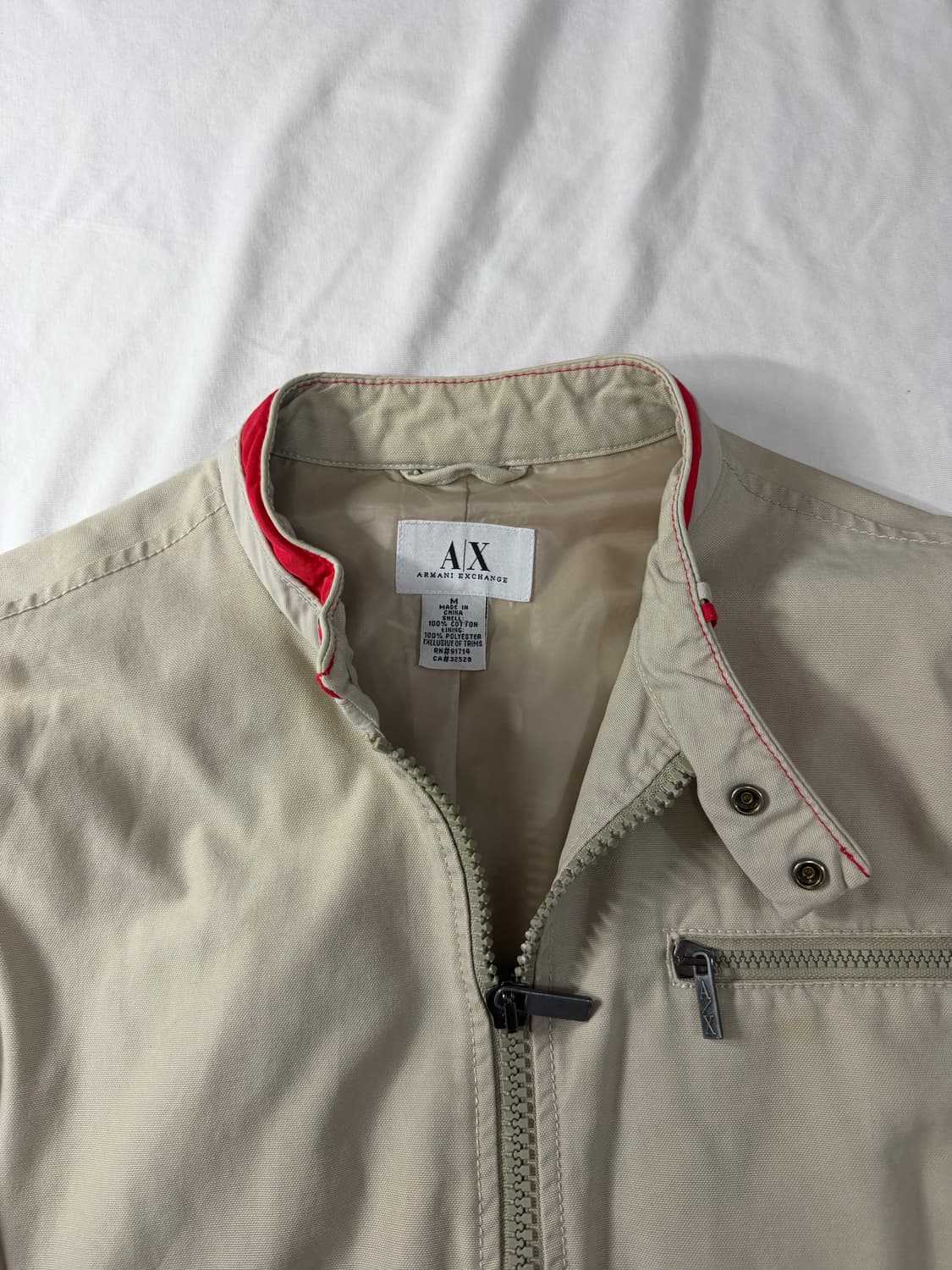 00s 아르마니 익스체인지 아이보리 자켓  상품이미지3