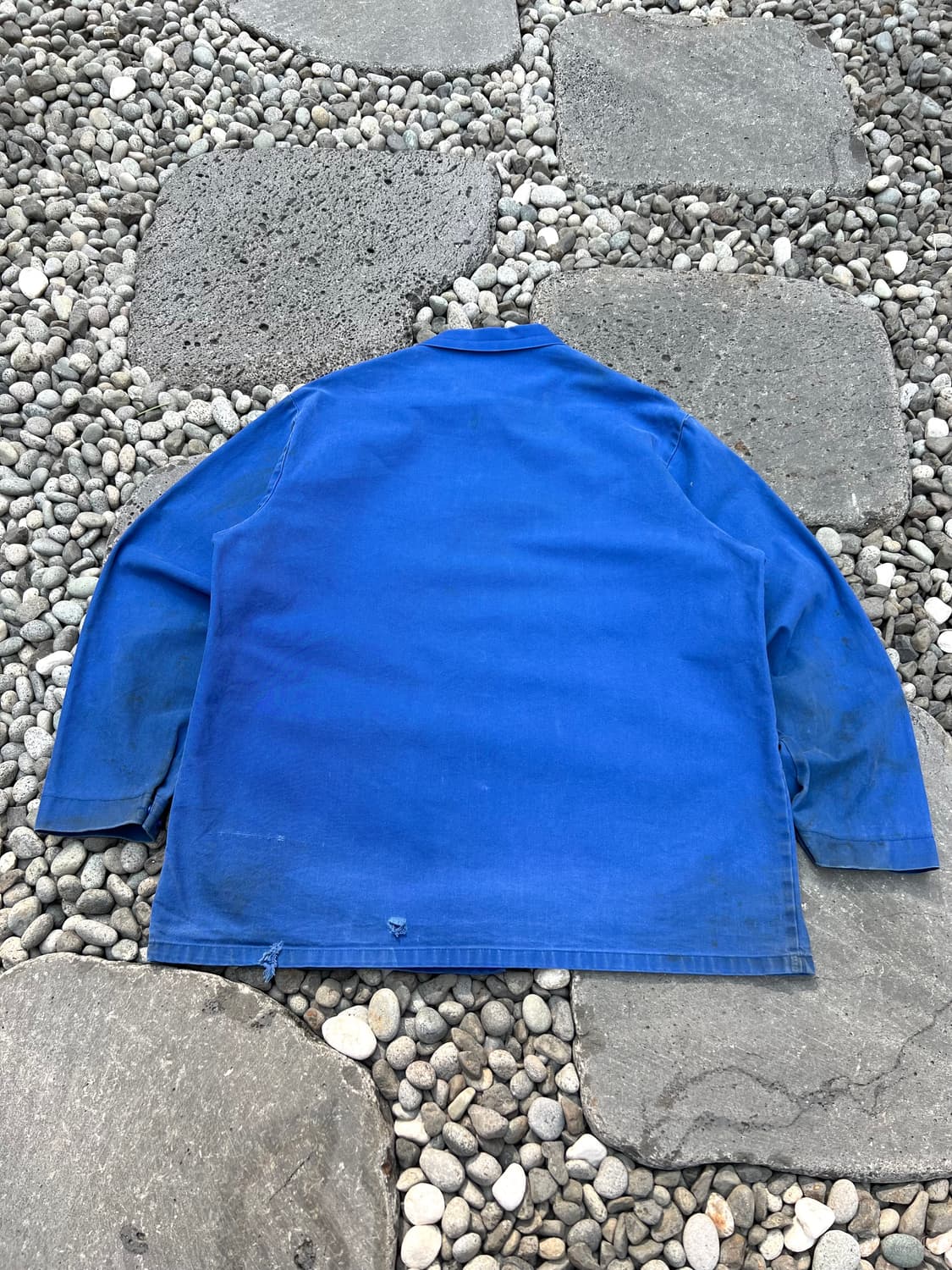 OLD VINTAGE HARD FADED WASHING 프렌치워크자켓 상품이미지2