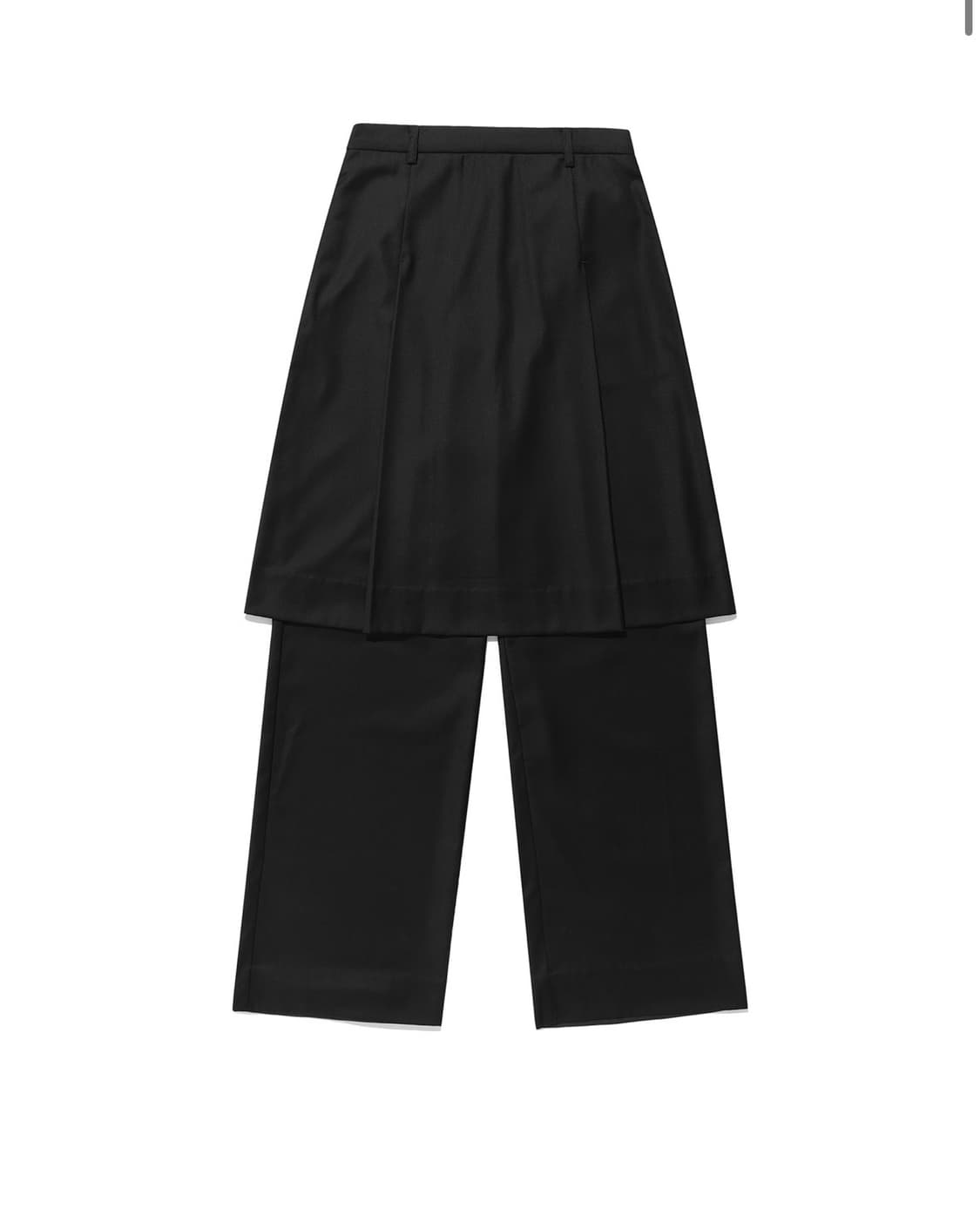 나이스고스트클럽 FFATS 플리츠레이어드스커트팬츠 블랙m(새상품) 상품이미지1