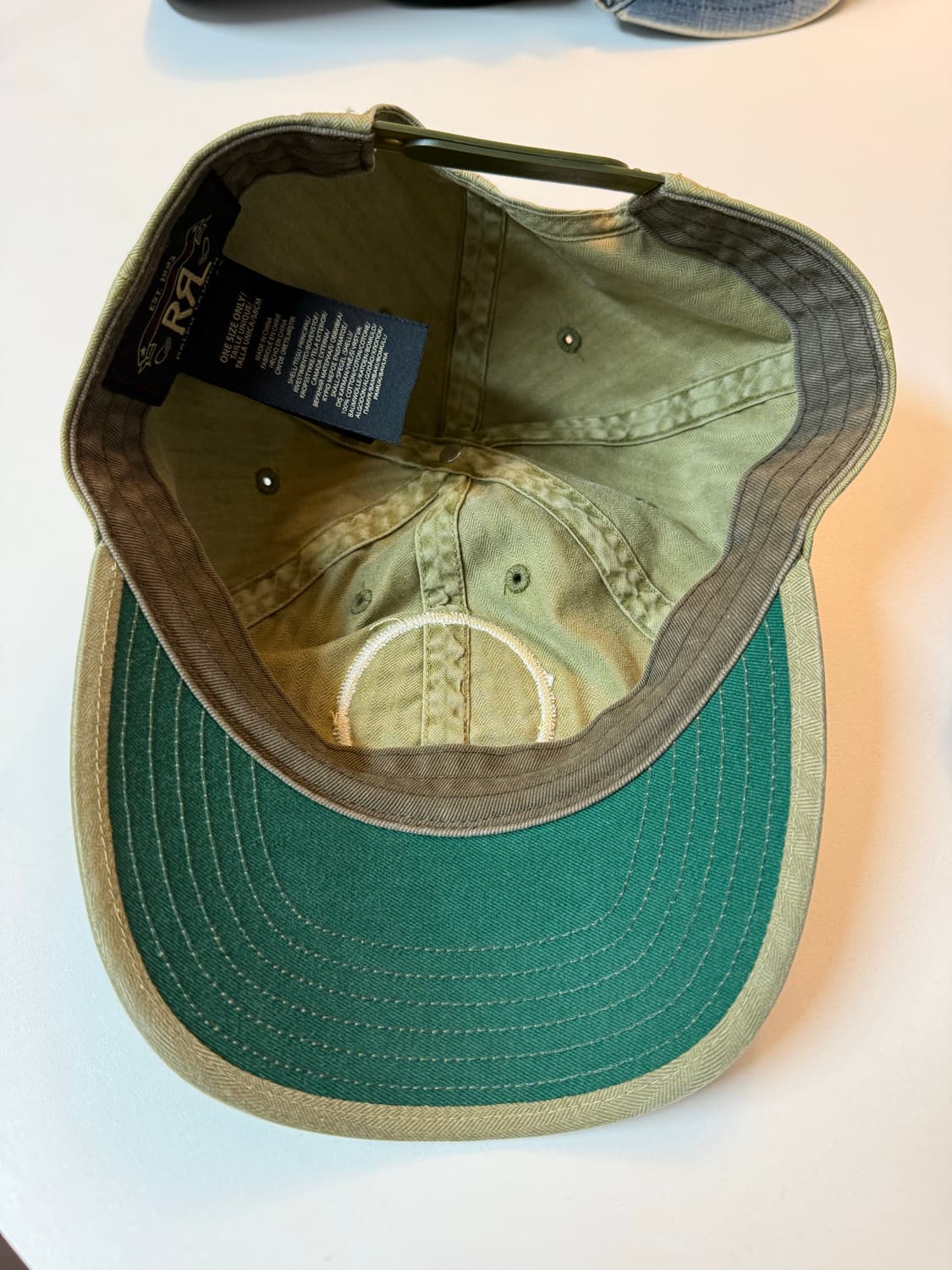 RRL 윙로고 볼캡 올리브 (카키) 상품이미지2