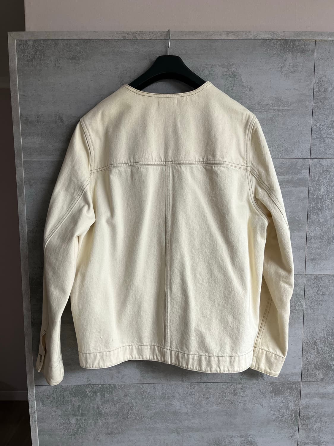 Cos Collarless Denim Jacket 상품이미지2